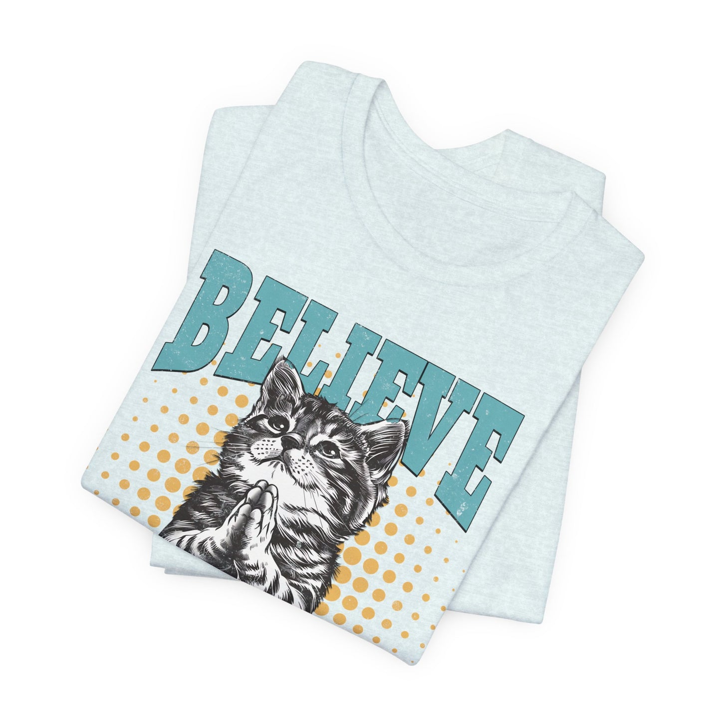 Believe Receive T-Shirt - Unisex Jersey Short Sleeve Tee, Christian Merch, Christian Streetwear, Faith Based Shirt, Jesus Apparel