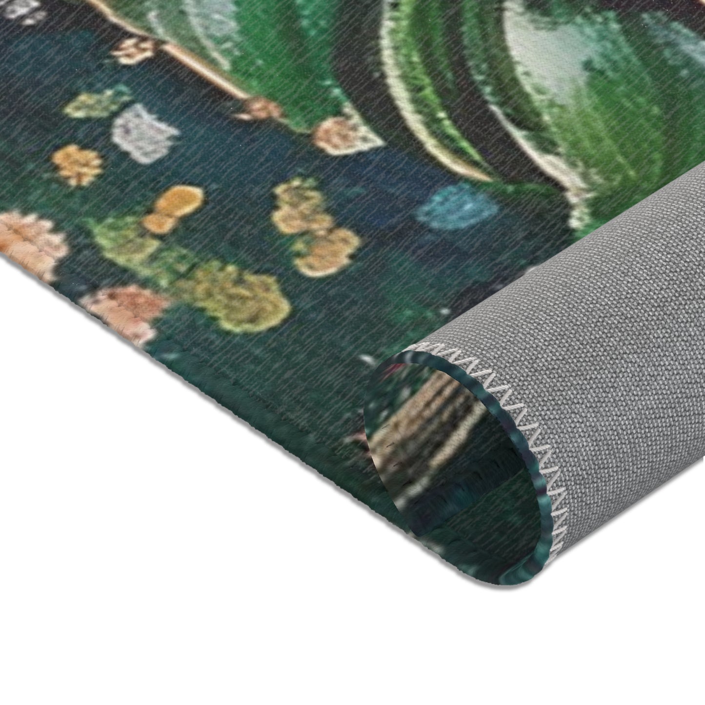 Van Gogh Inspired Area Rug, Funky, Colorful, & Unique Area Rugs, Custom Print Rug or Bathmat, 3 Sizes - 24x36 in, 36x60 in and 48x72 in