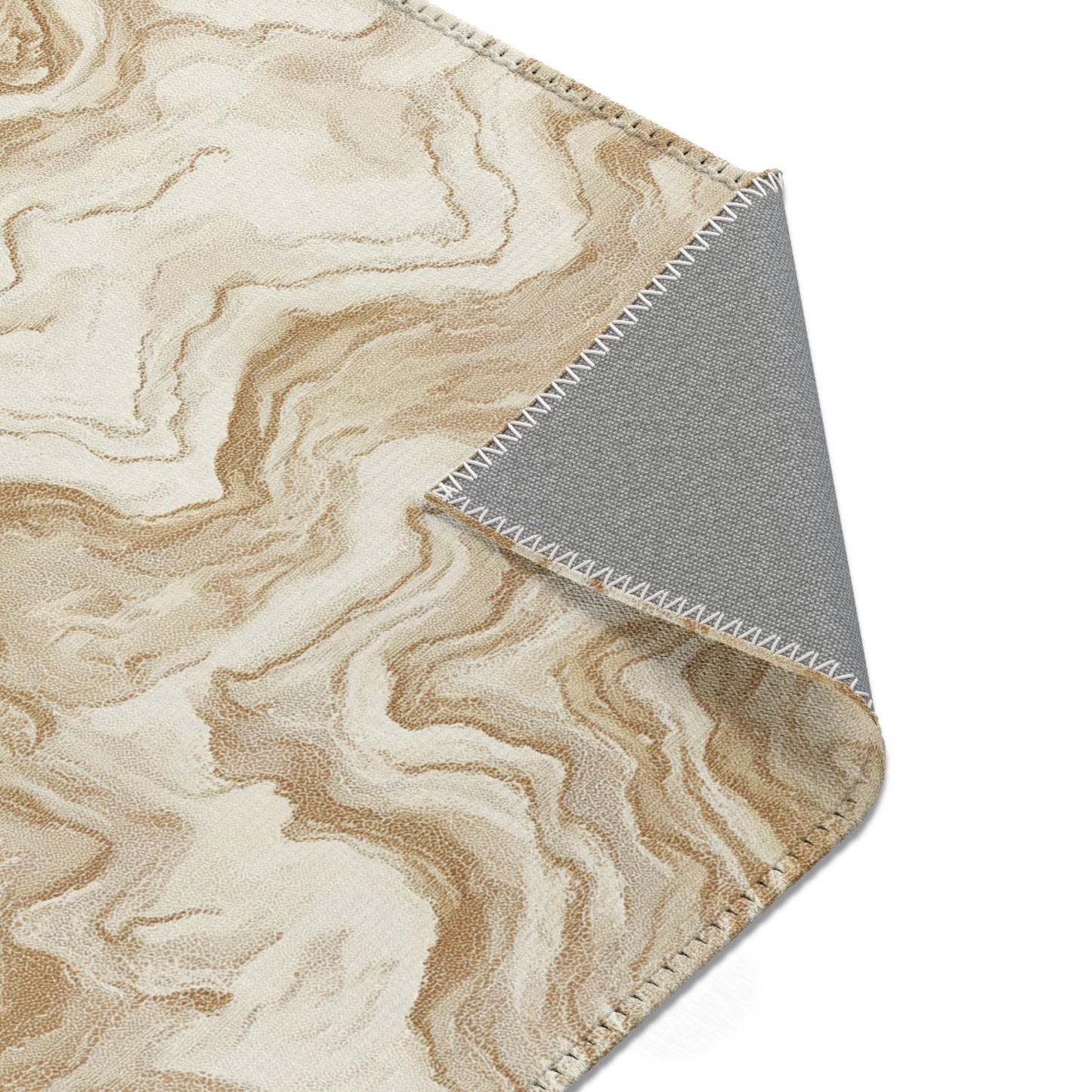 Modern Boho Area Rug, Funky, Off White, & Unique Area Rugs, Custom Print Rug or Bathmat, 3 Sizes - 24x36 in, 36x60 in and 48x72 in