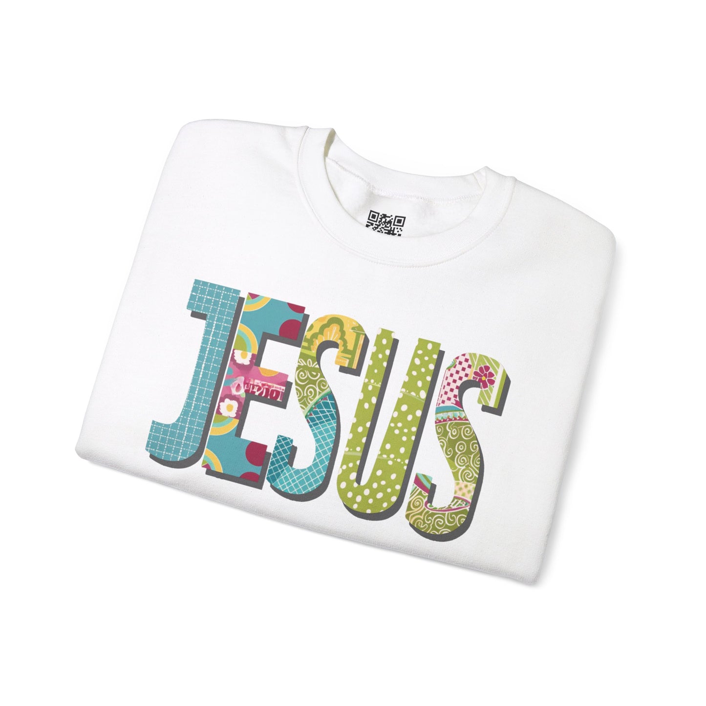 Jesus Unisex Heavy Blend Crewneck Sweatshirt, Christian Merch, Christian Streetwear, Ministry Shirt, Faith Based Shirt, Jesus Apparel
