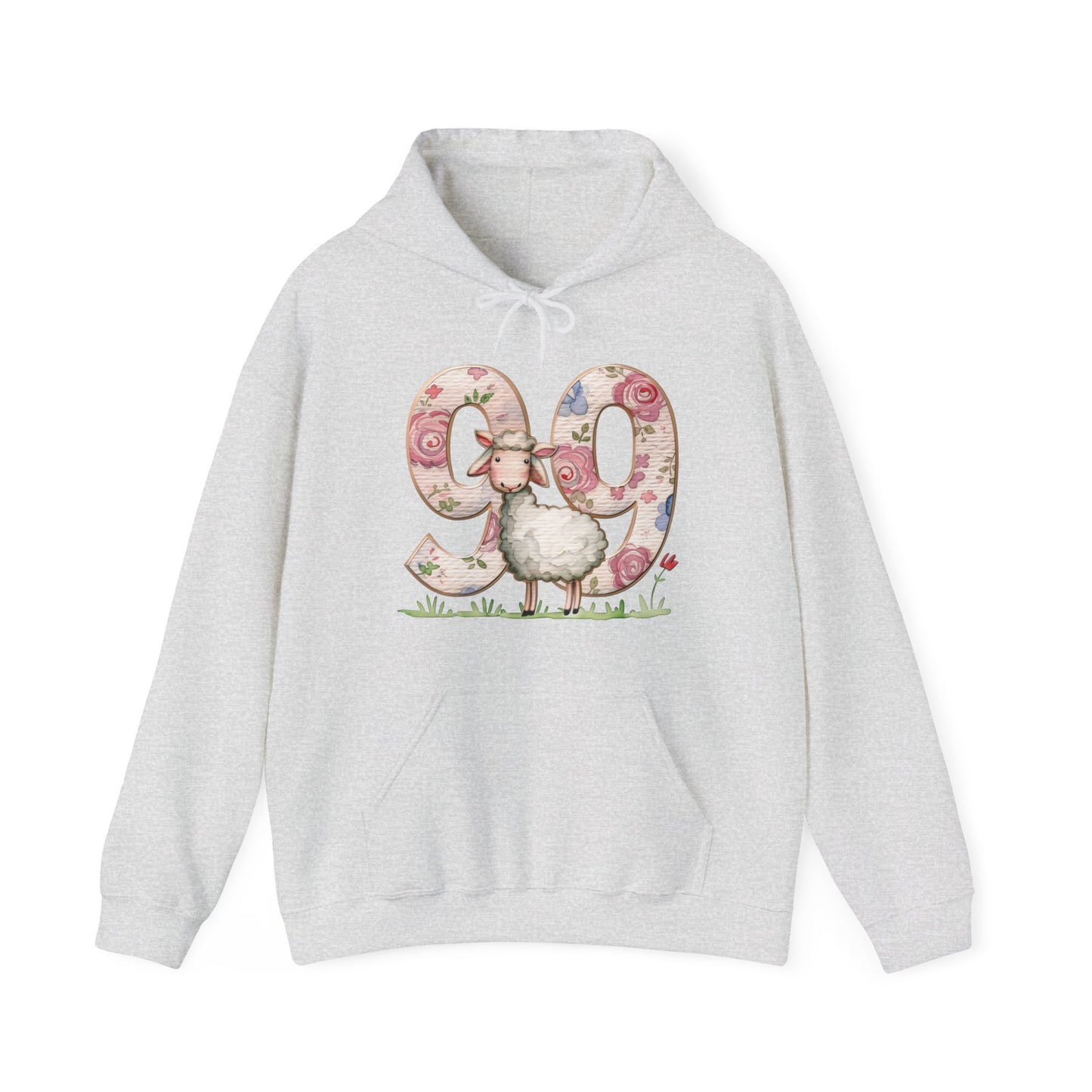 He Leaves the 99 Unisex Heavy Blend™ Hooded Sweatshirt, Christian Merch, Christian Streetwear, Ministry Shirt, Faith Based Shirt, Praise Hoodie
