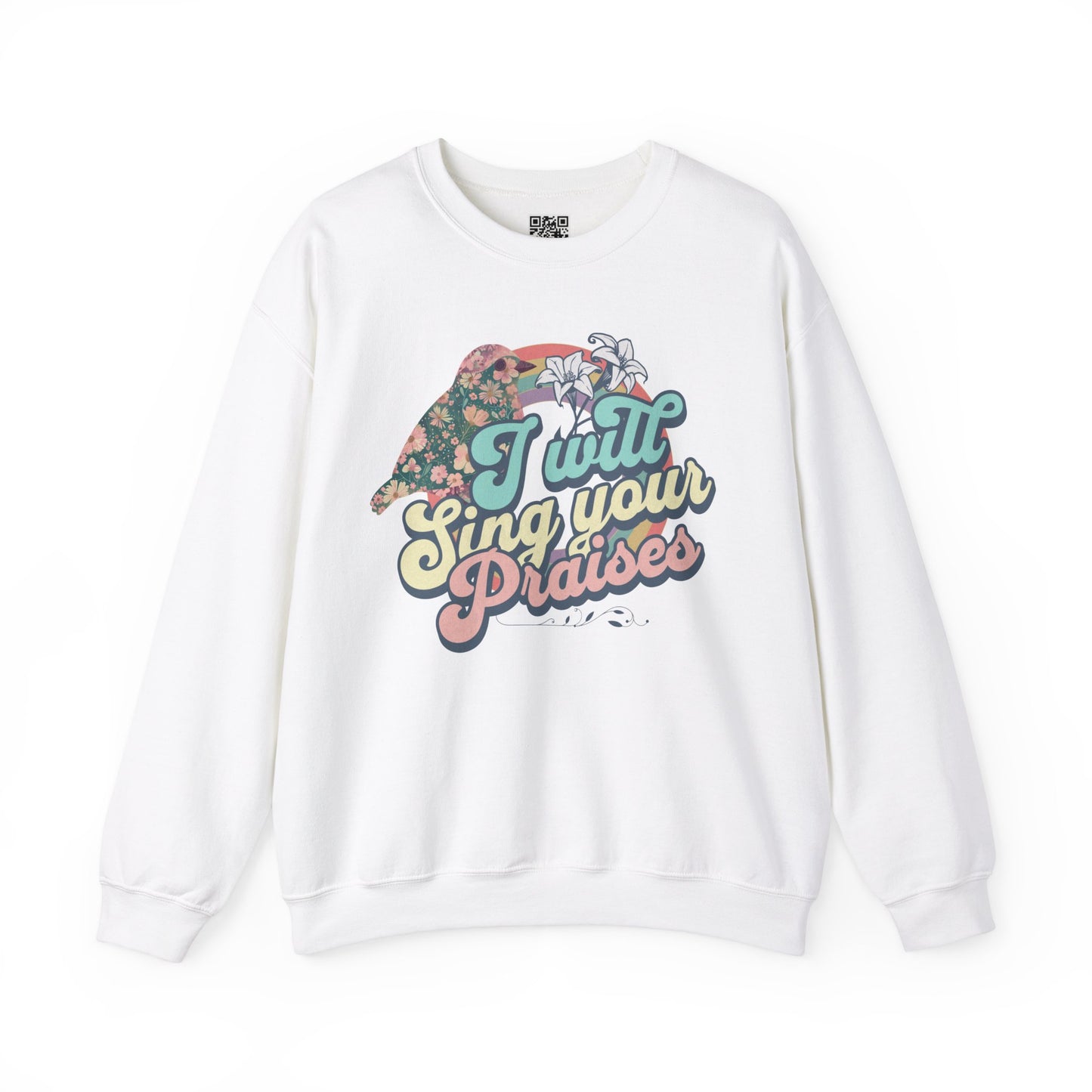 I Will Sing Your Praises Unisex Heavy Blend Crewneck Sweatshirt, Christian Merch, Christian Streetwear, Ministry Shirt, Faith Based Shirt, Jesus Apparel