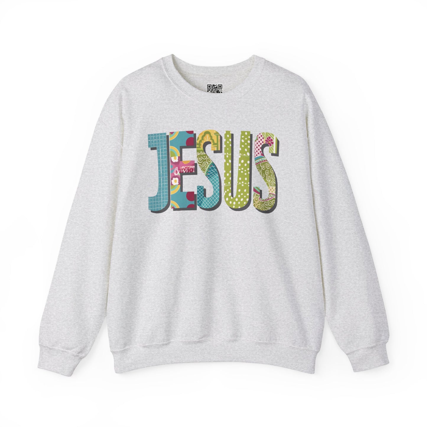 Jesus Unisex Heavy Blend Crewneck Sweatshirt, Christian Merch, Christian Streetwear, Ministry Shirt, Faith Based Shirt, Jesus Apparel