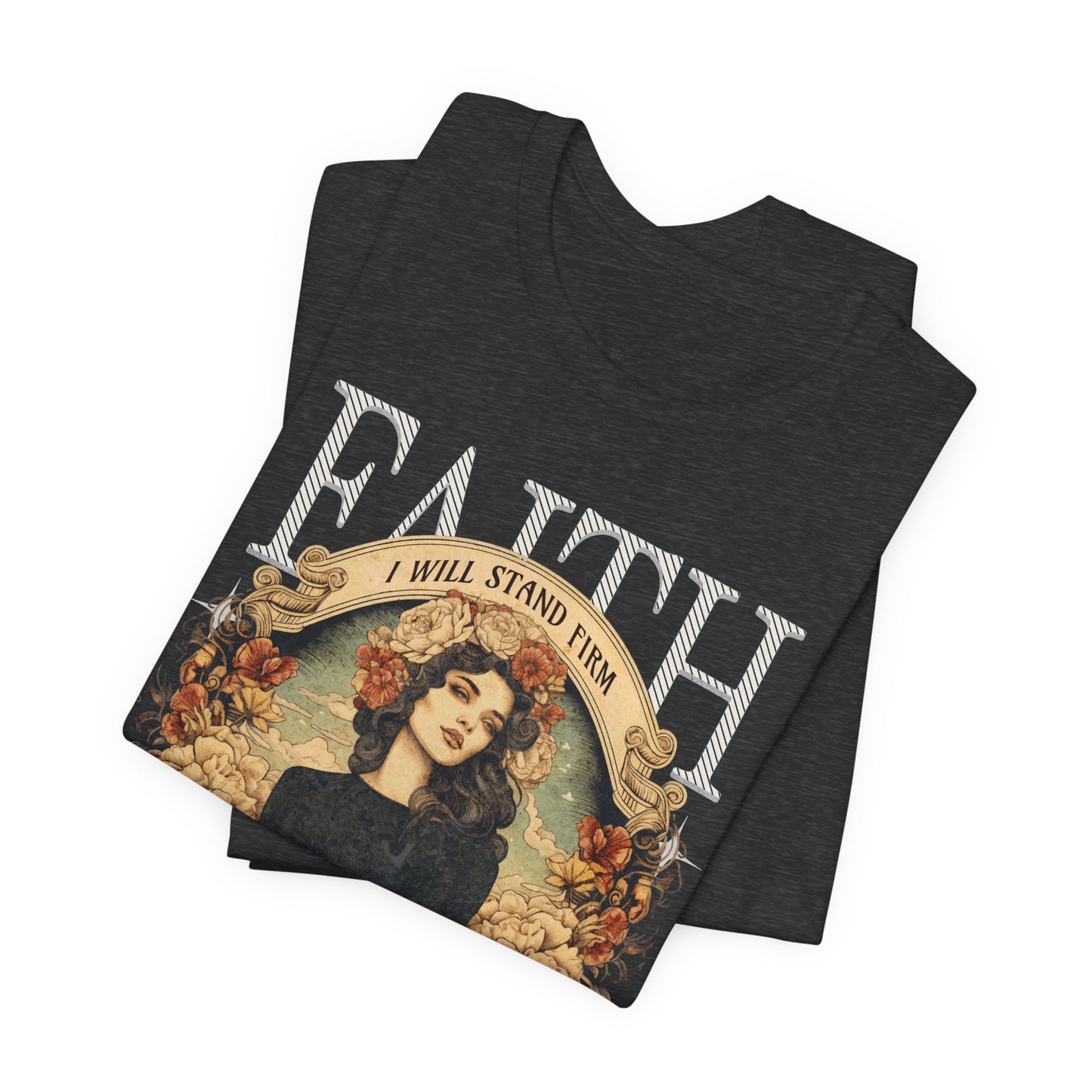 Be Courageous T-Shirt - Unisex Jersey Short Sleeve Tee, Christian Merch, Christian Streetwear, Faith Based Shirt, Jesus Apparel