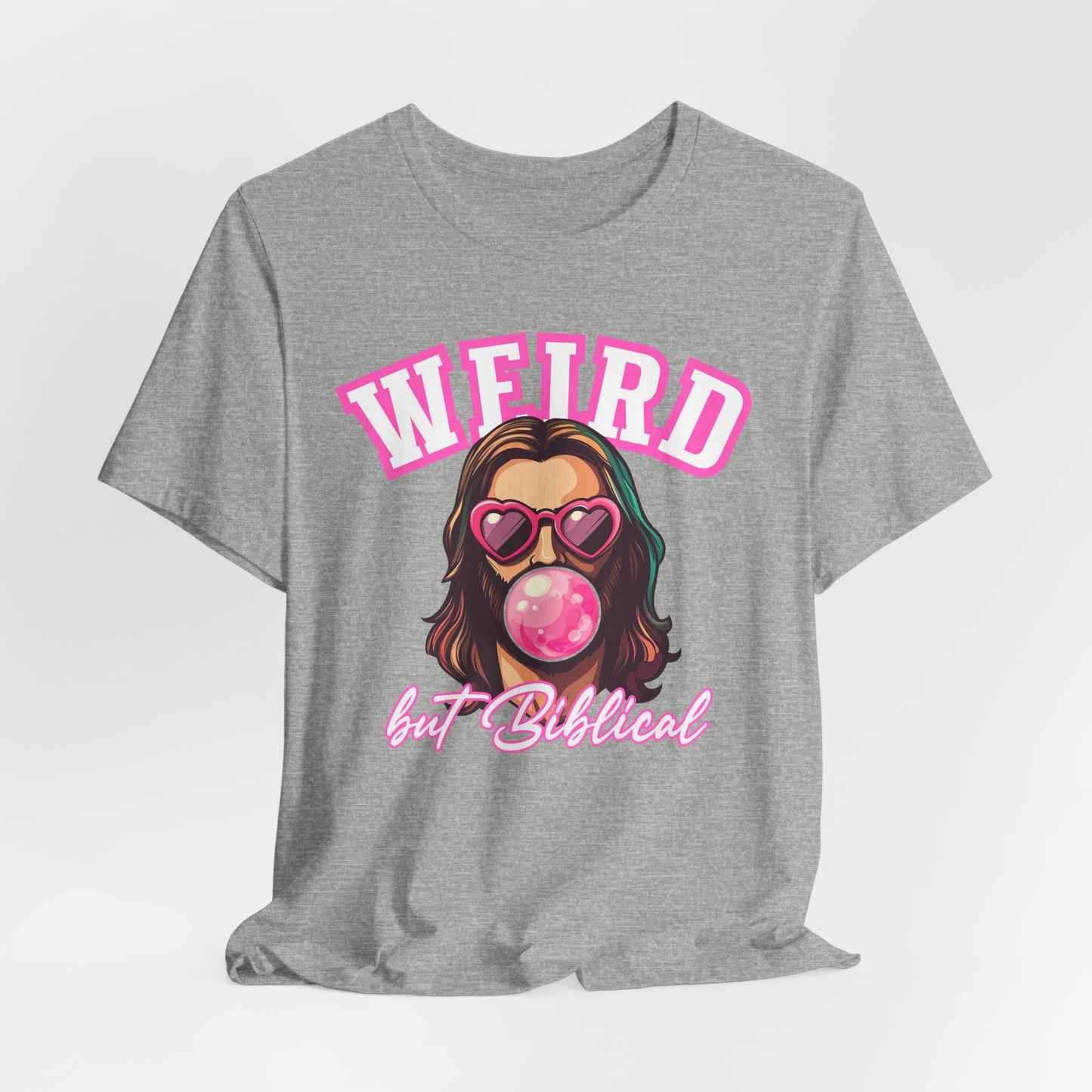 Weird But Biblical Unisex Softstyle T-Shirt - Faith Tee, Religious Shirt, Inspirational Christian Clothing, Bible Quote Top, Christian
