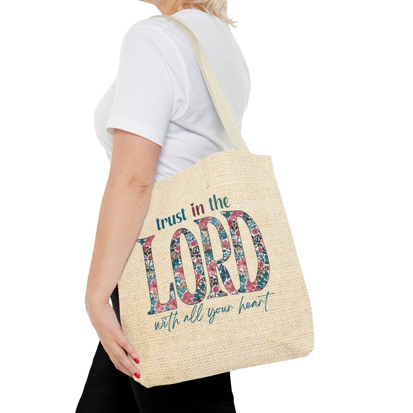 Copy of Psalm 91:7 Tote Bag, Christian Merch, Gifts of the Holy Spirit, Travel Bag, Bible Bag, , Book Bag, Getaway Bag, Secret Santa Gift, Gift for Church People