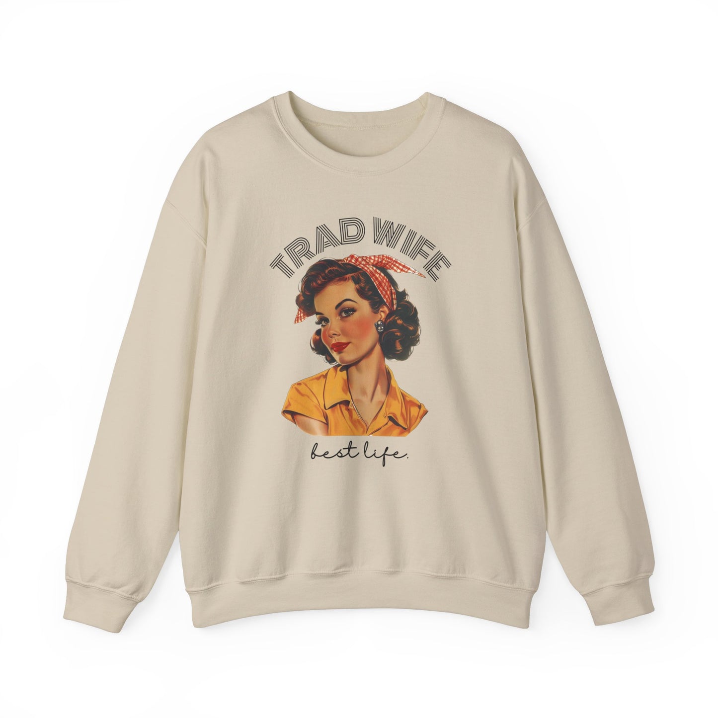 Trad Wife Sweatshirt, Wifey, Traditional Wife Tee, Wifely Gift, Vintage Housewife Shirt, Real Housewife Gift, Wifely Gift, 1950s Housewife