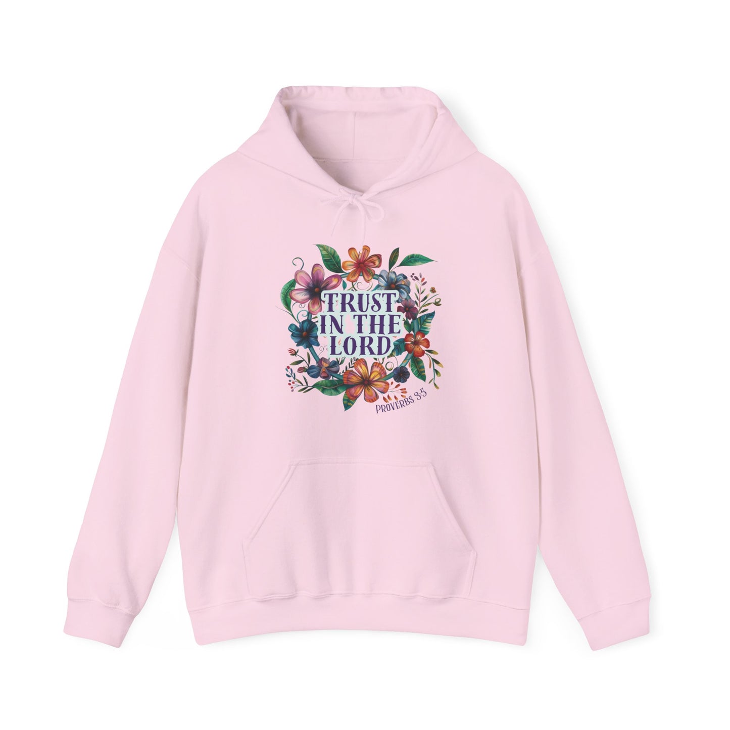 Trust in the Lord Unisex Heavy Blend™ Hooded Sweatshirt, Christian Merch, Christian Streetwear, Ministry Shirt, Faith Based Shirt, Praise Hoodie