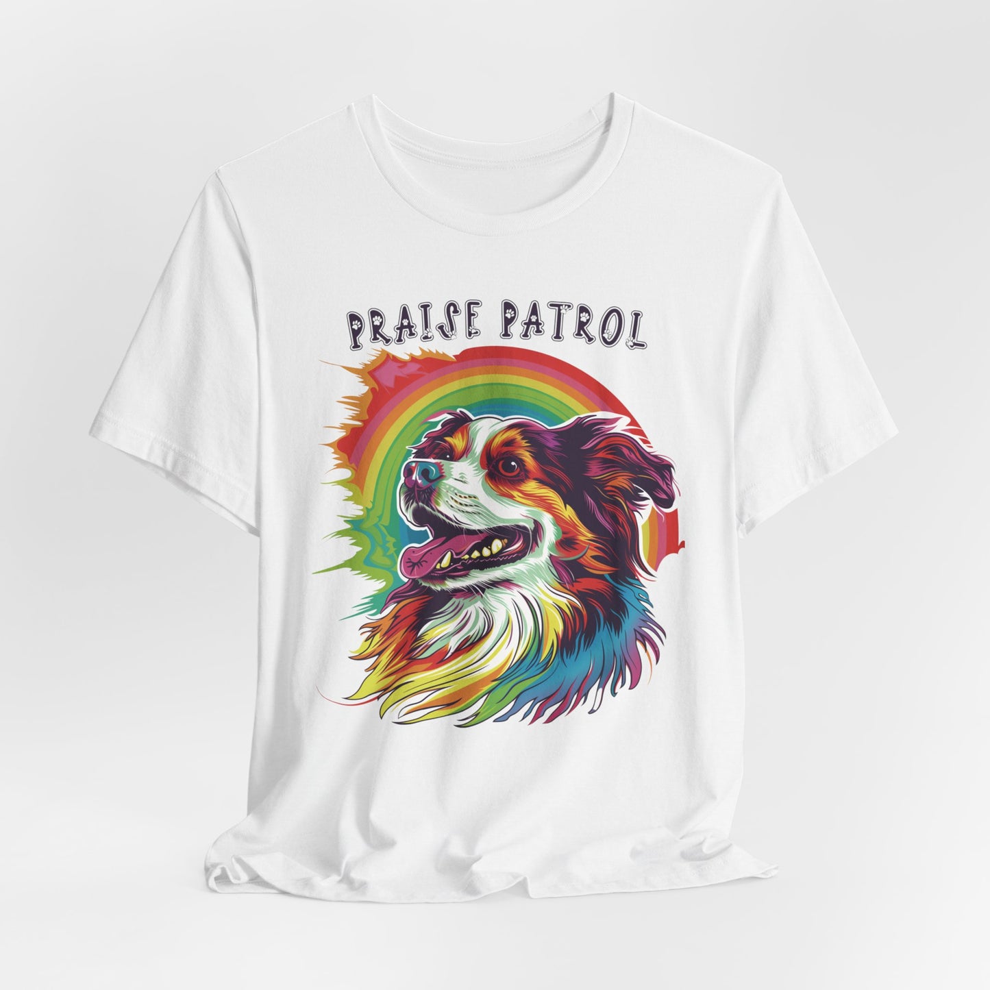 Praise Patrol T-shirt - Unisex Jersey Short Sleeve Tee, Christian Merch, Christian Streetwear, Faith Based Shirt, Christian Apparel, Christian Shirts