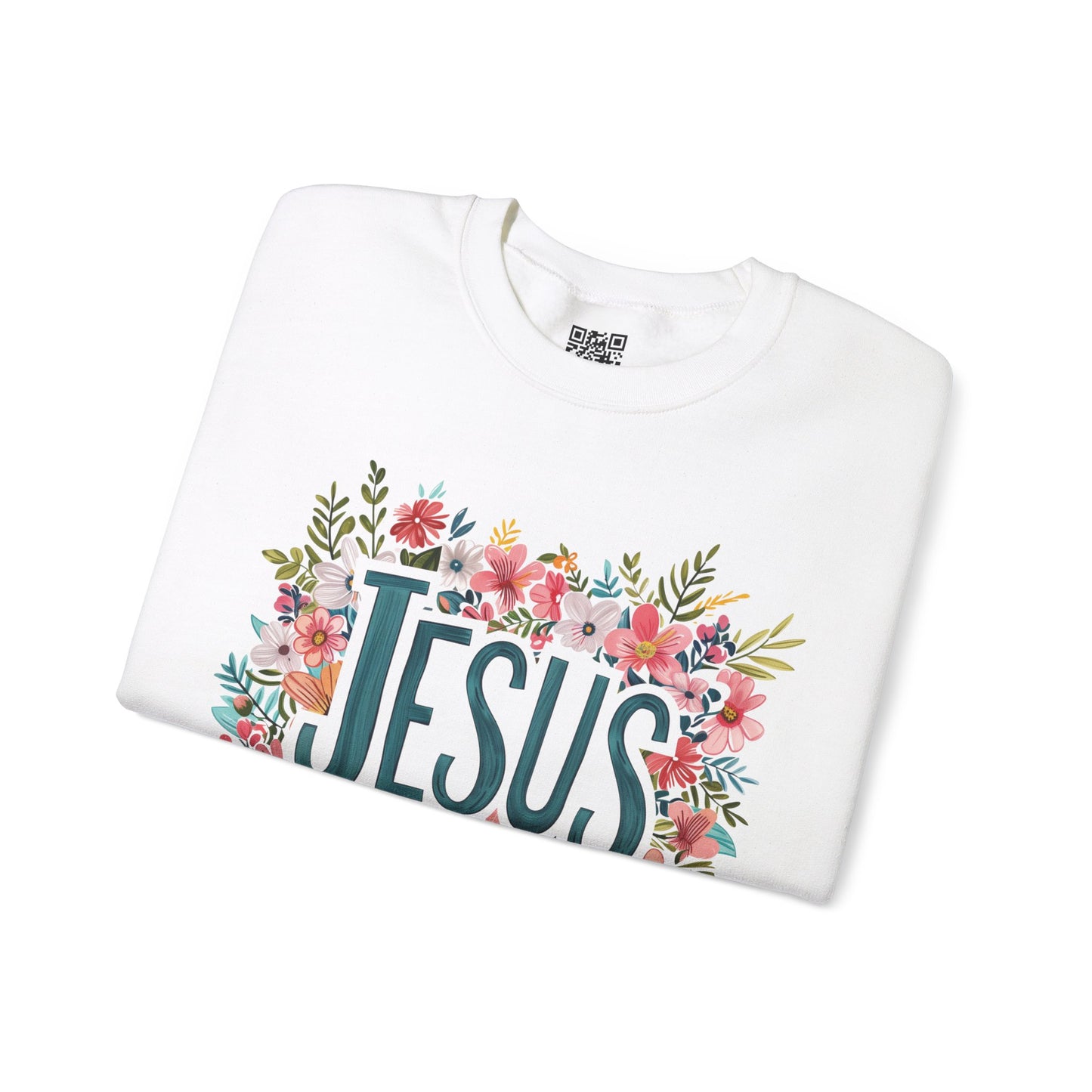 Jesus Unisex Heavy Blend Crewneck Sweatshirt, Christian Merch, Christian Streetwear, Ministry Shirt, Faith Based Shirt, Jesus Apparel