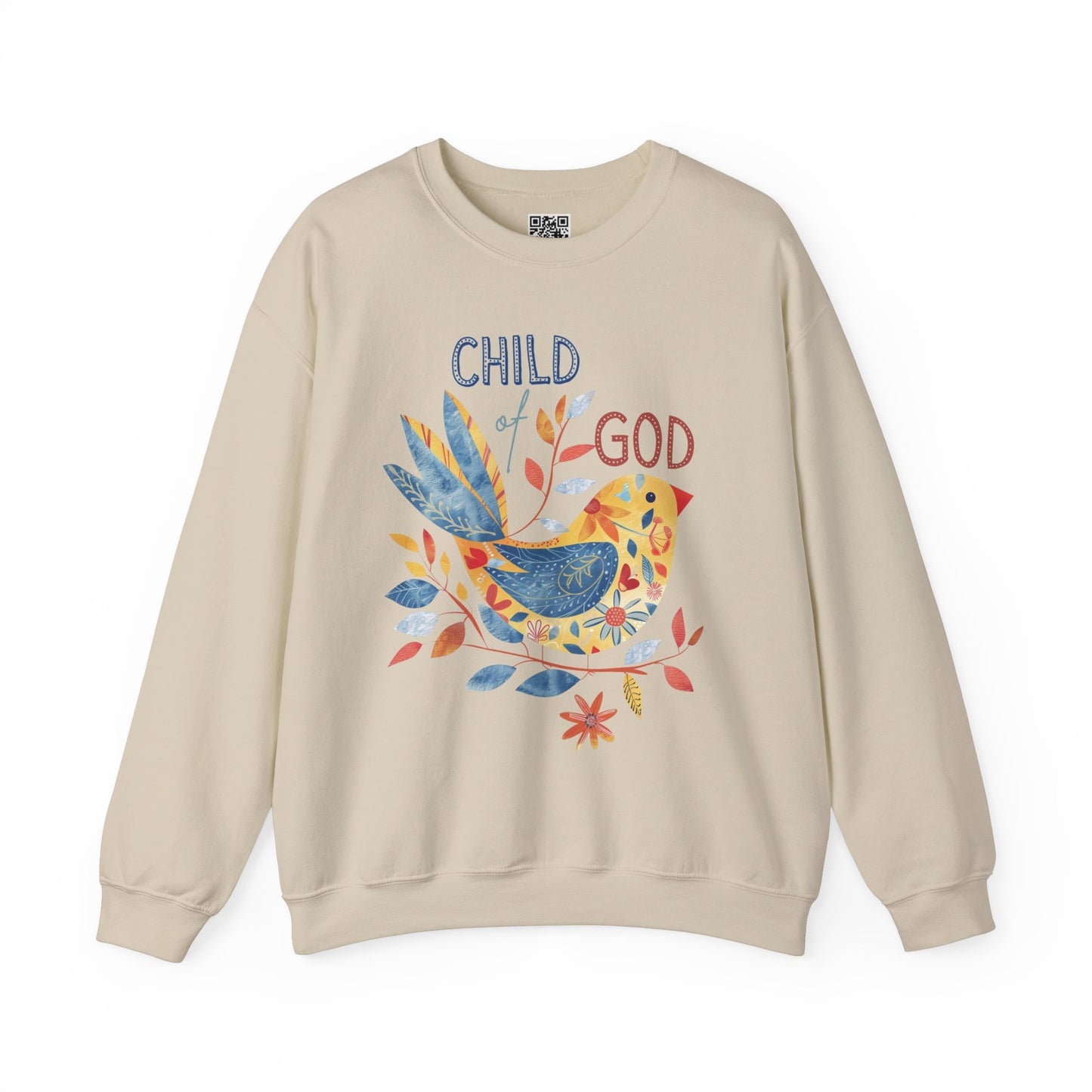 Child of God Unisex Heavy Blend Crewneck Sweatshirt, Christian Merch, Christian Streetwear, Ministry Shirt, Faith Based Shirt, Jesus Apparel