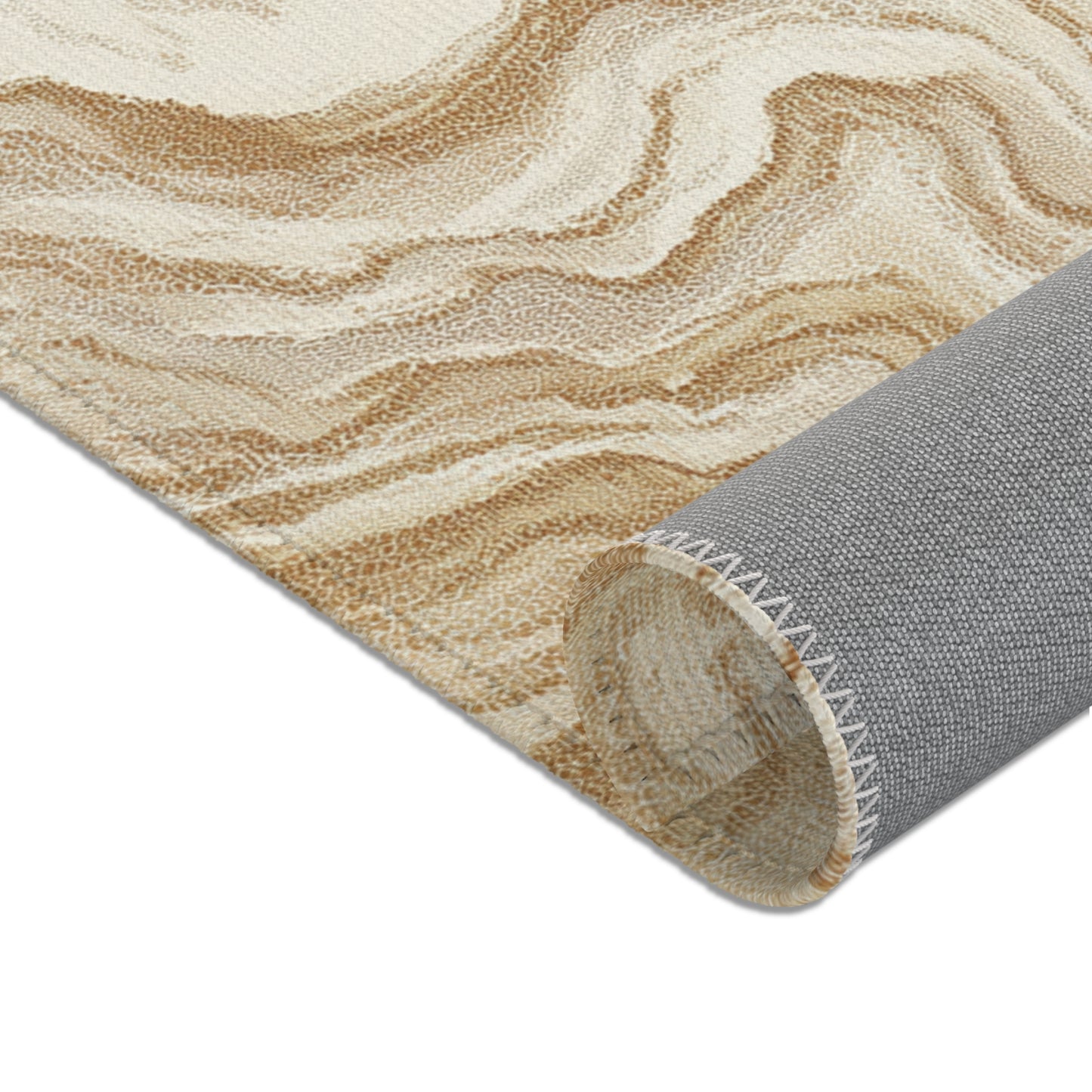 Modern Boho Area Rug, Funky, Off White, & Unique Area Rugs, Custom Print Rug or Bathmat, 3 Sizes - 24x36 in, 36x60 in and 48x72 in