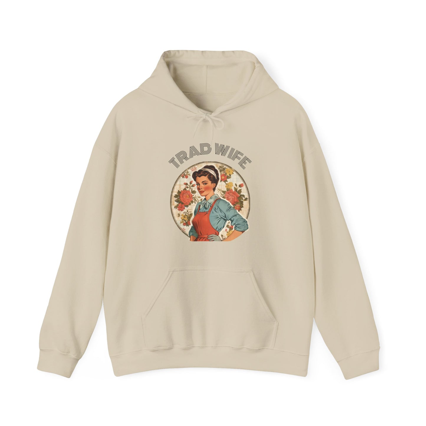Trad Wife Hoodie, Wifey, Traditional Wife Hoodie, Wifely Gift, Vintage Housewife Sweater, Real Housewife Gift, Wifely Gift, 1950s Housewife
