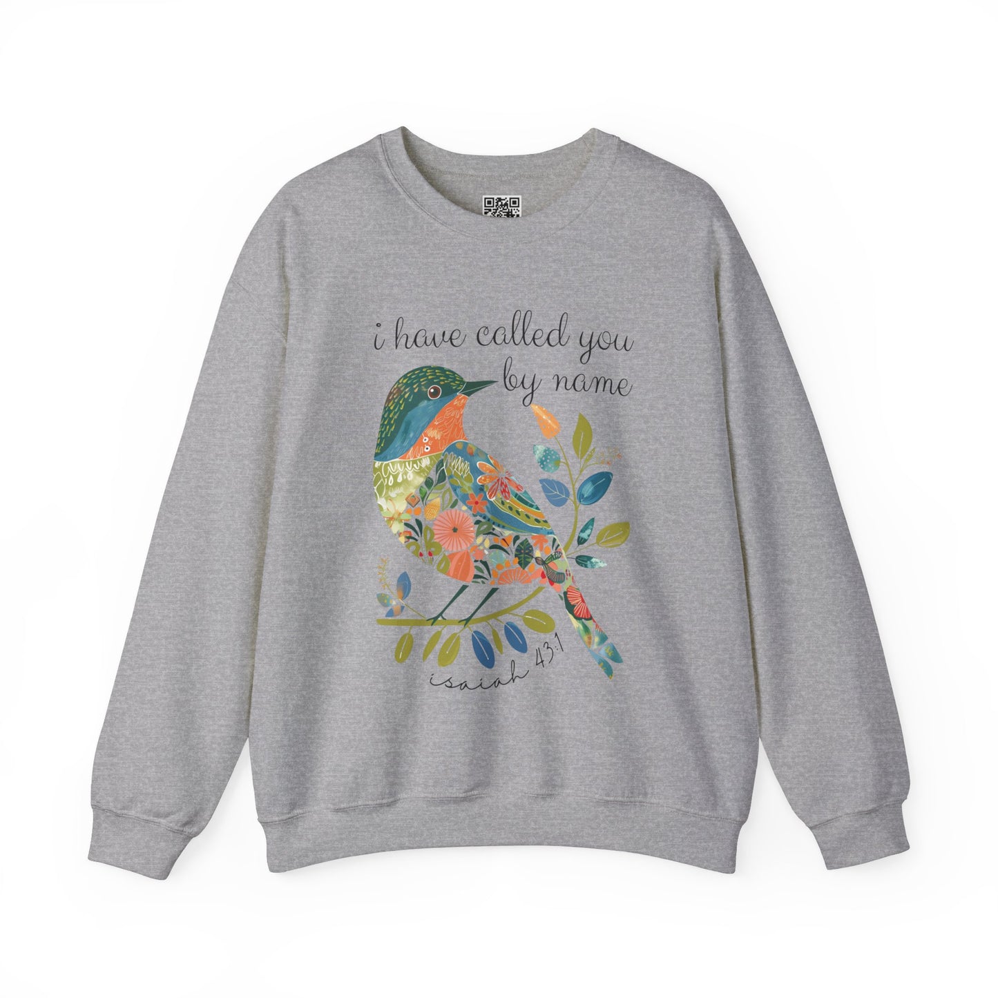 I Have Called You by Name Unisex Heavy Blend Crewneck Sweatshirt, Christian Merch, Christian Streetwear, Ministry Shirt, Faith Based Shirt, Jesus Apparel