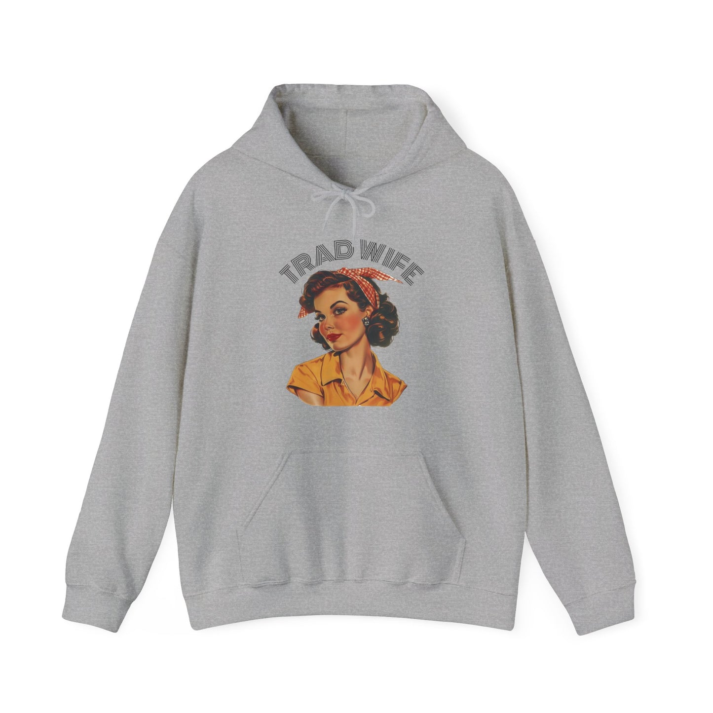 Trad Wife Hoodie, Wifey, Traditional Wife Hoodie, Wifely Gift, Vintage Housewife Sweater, Real Housewife Gift, Wifely Gift, 1950s Housewife