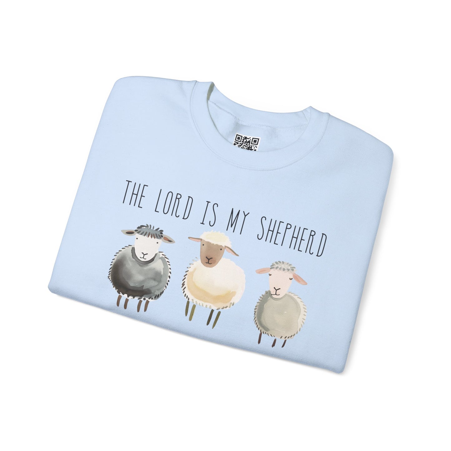 The Lord is my Shepherd Unisex Heavy Blend Crewneck Sweatshirt, Christian Merch, Christian Streetwear, Ministry Shirt, Faith Based Shirt, Jesus Apparel