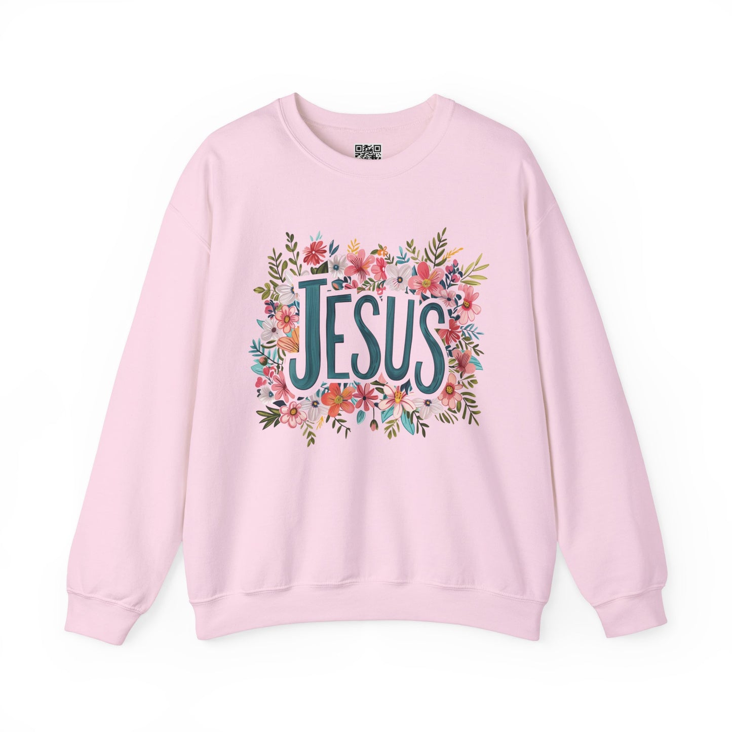 Jesus Unisex Heavy Blend Crewneck Sweatshirt, Christian Merch, Christian Streetwear, Ministry Shirt, Faith Based Shirt, Jesus Apparel