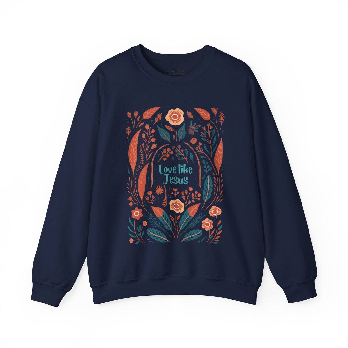 Love Like Jesus Sweatshirt, Unisex Heavy Blend™ Crewneck, Christian Apparel, Biblical Clothing, Inspirational Apparel, Jesus Shirt