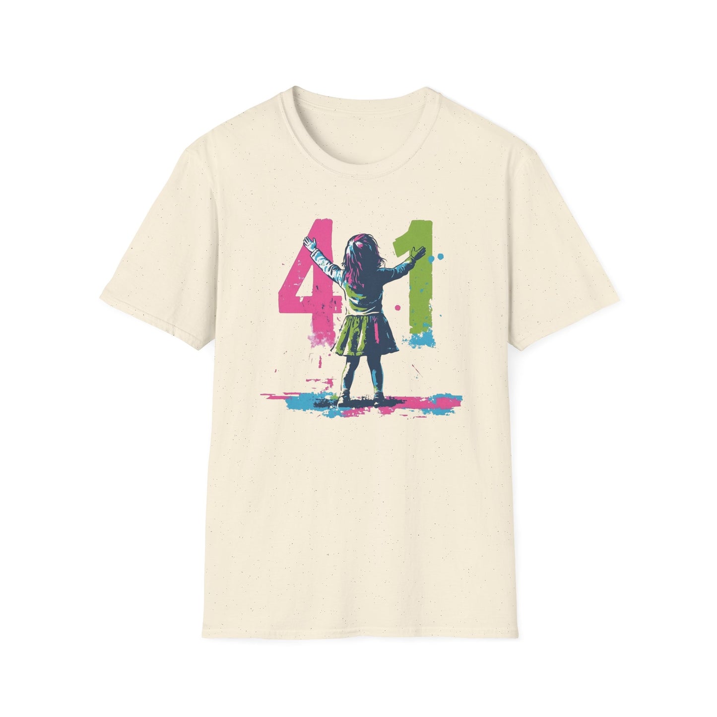 Christian "41" Unisex Softstyle T-Shirt - Christian Streetwear, Jesus Apparel, Religious Clothing, Spiritual Merch, Faith Based Shirt