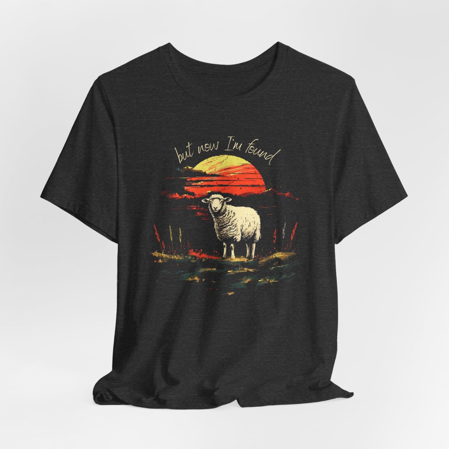 But Now I'm Found T-Shirt - Unisex Jersey Short Sleeve Tee, Jesus Lover's Tee, Christian Apparel, Faith T-Shirt, Jesus Apparel, Christian Merch