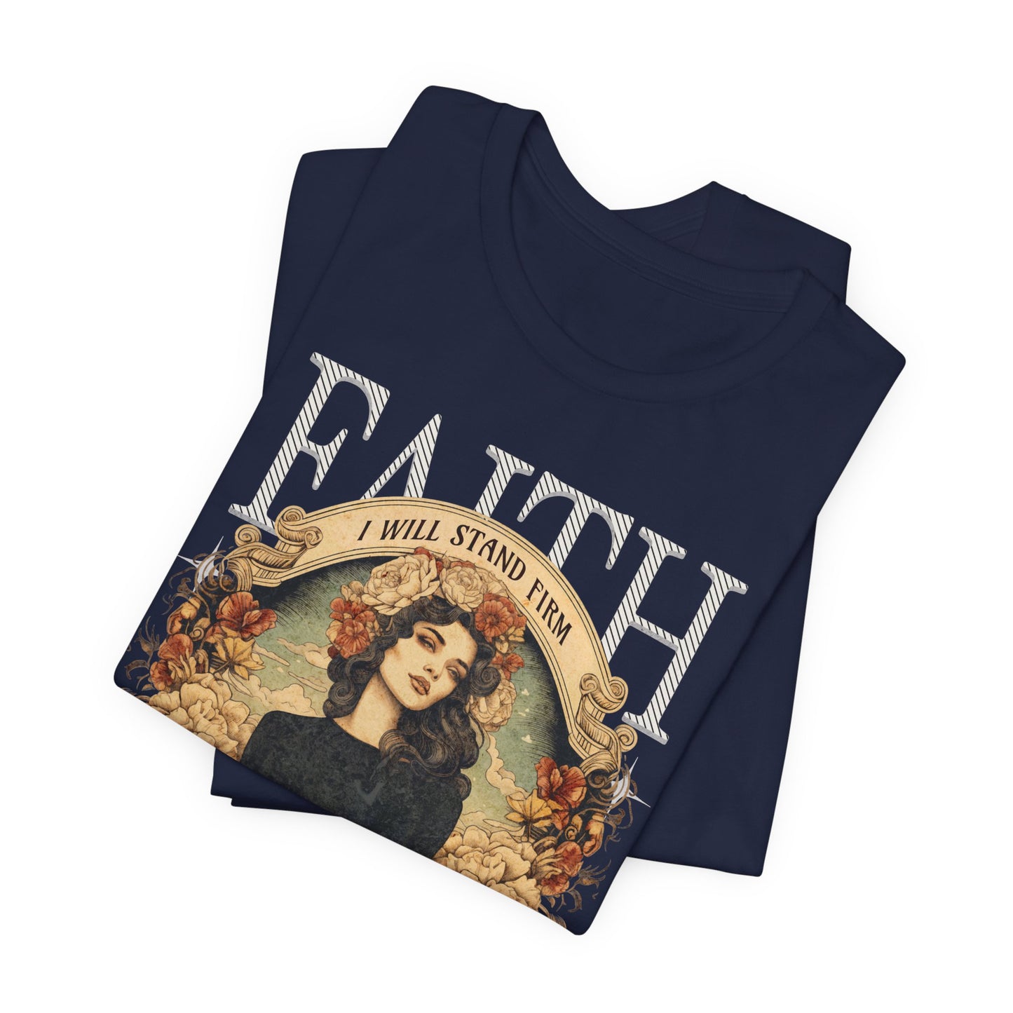 Be Courageous T-Shirt - Unisex Jersey Short Sleeve Tee, Christian Merch, Christian Streetwear, Faith Based Shirt, Jesus Apparel
