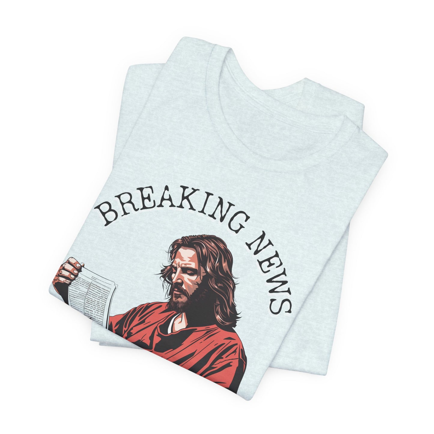 Jesus Loves You Unisex Jersey Short Sleeve Tee, Christian Merch, Jesus Loves You, Faith Based Shirt, Christian Apparel, Jesus Apparel