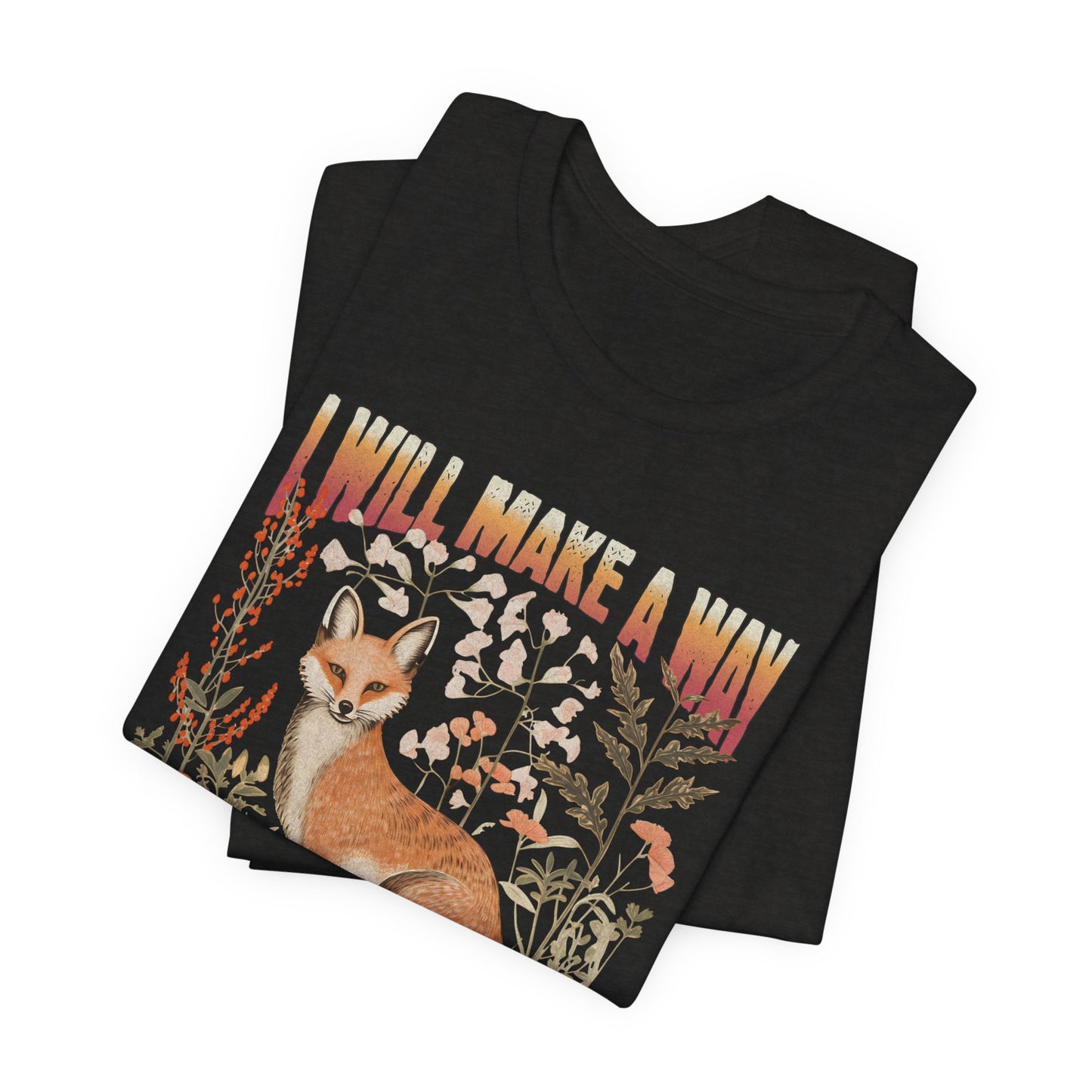 I Will Make a Way in the Wilderness T-shirt - Unisex Jersey Short Sleeve Tee, Christian Merch, Christian Streetwear, Faith Based Shirt, Christian Apparel, Christian Shirts