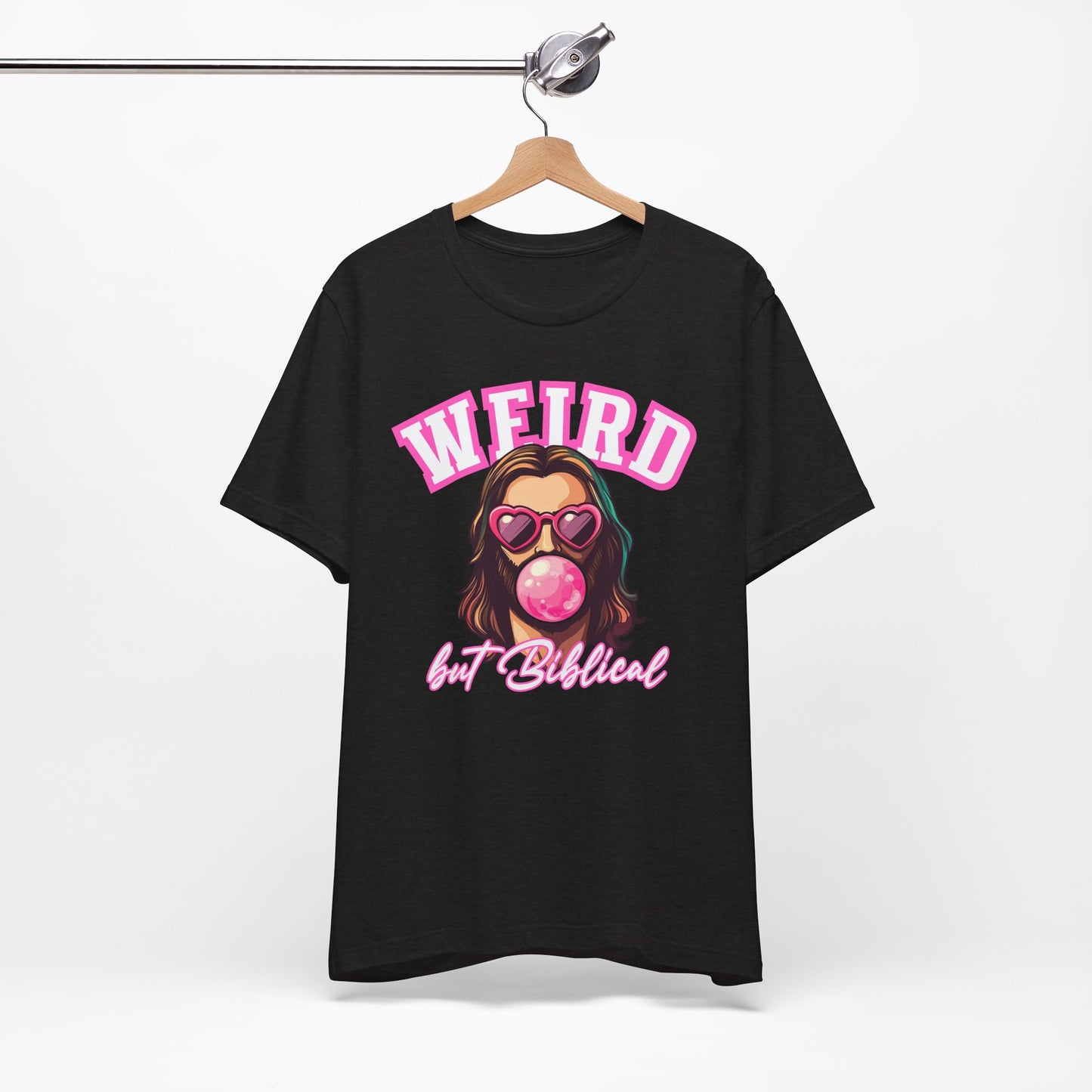 Weird But Biblical Unisex Softstyle T-Shirt - Faith Tee, Religious Shirt, Inspirational Christian Clothing, Bible Quote Top, Christian