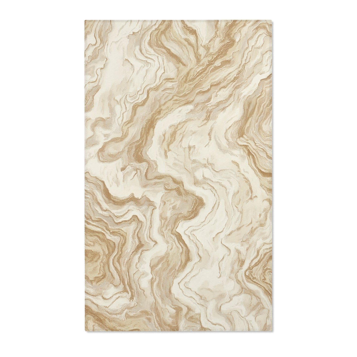 Modern Boho Area Rug, Funky, Off White, & Unique Area Rugs, Custom Print Rug or Bathmat, 3 Sizes - 24x36 in, 36x60 in and 48x72 in