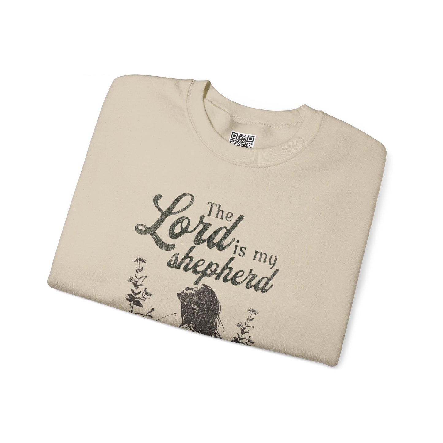 The Lord is my Shepherd Unisex Heavy Blend Crewneck Sweatshirt, Christian Merch, Christian Streetwear, Ministry Shirt, Faith Based Shirt, Jesus Apparel