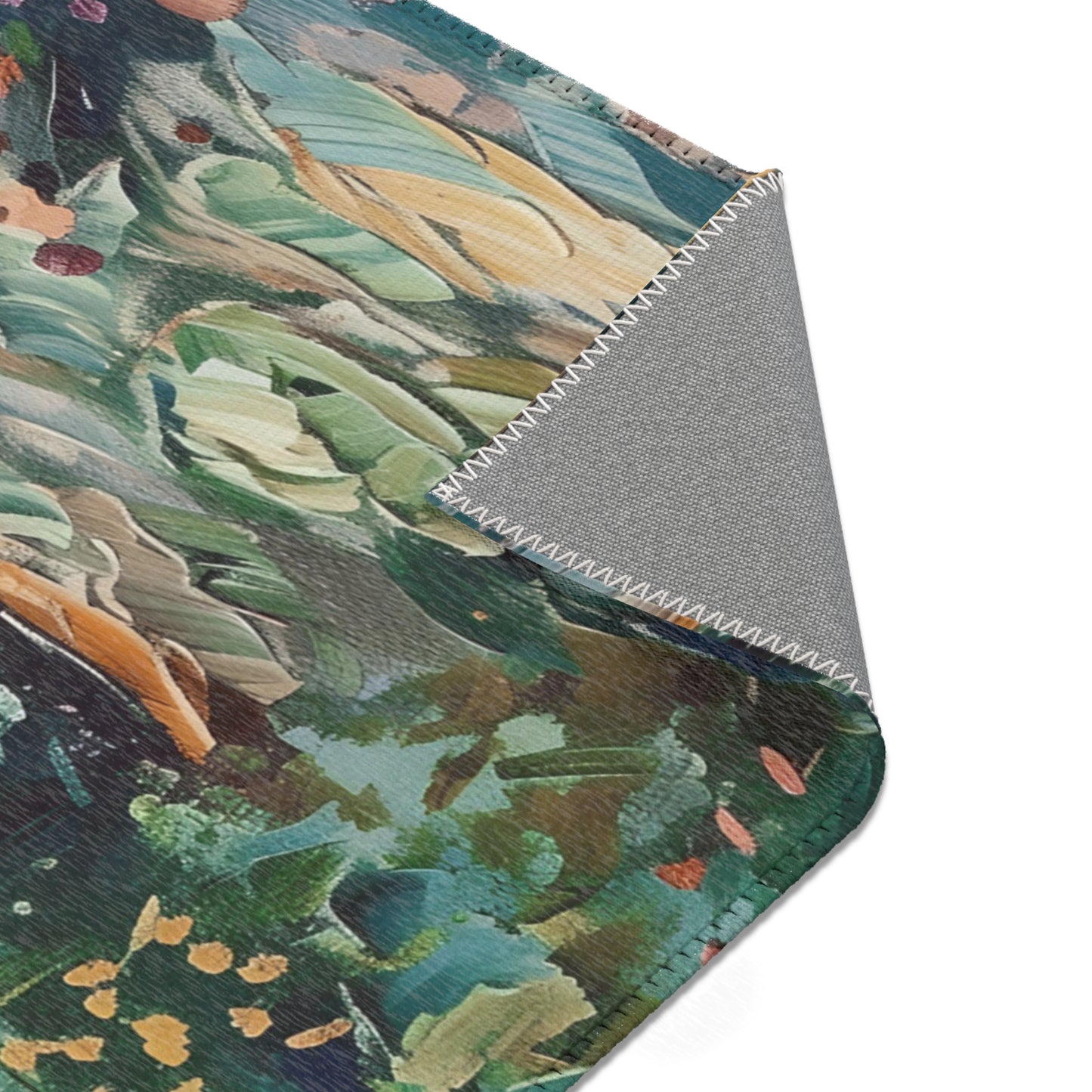 Van Gogh Inspired Area Rug, Funky, Colorful, & Unique Area Rugs, Custom Print Rug or Bathmat, 3 Sizes - 24x36 in, 36x60 in and 48x72 in