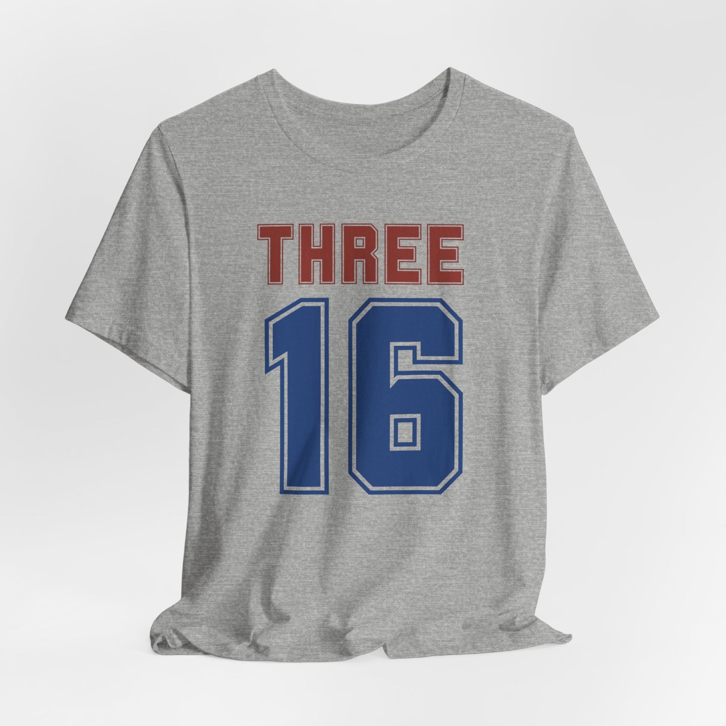 John 3:16 T-shirt - Unisex Jersey Short Sleeve Tee, Christian Merch, Christian Streetwear, Faith Based Shirt, Christian Apparel, Christian Shirts