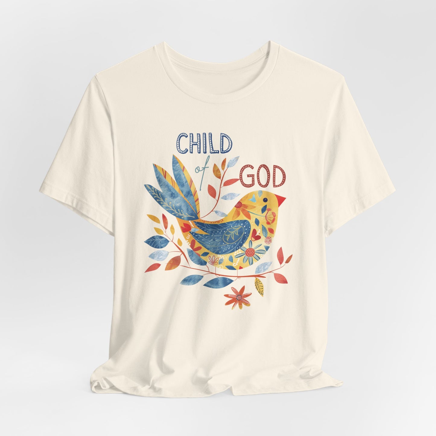 Child of God Unisex Jersey Short Sleeve Tee, Christian Merch, Jesus Loves You, Faith Based Shirt, Christian Apparel, Jesus Apparel
