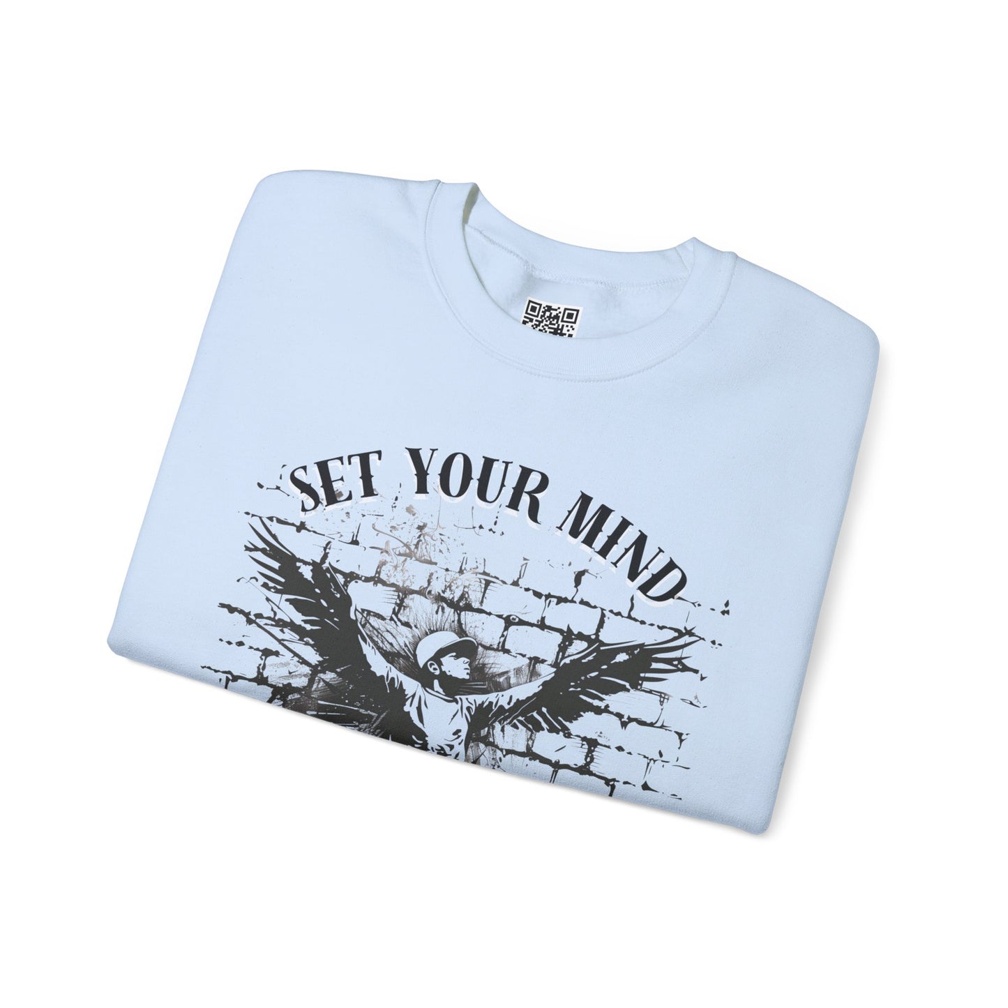 Set Your Mind on the Things Above Unisex Heavy Blend Crewneck Sweatshirt, Christian Merch, Christian Streetwear, Ministry Shirt, Faith Based Shirt, Jesus Apparel