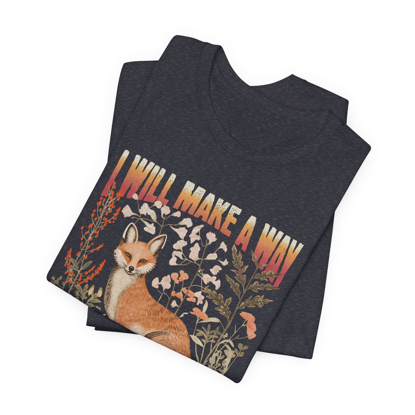 I Will Make a Way in the Wilderness T-shirt - Unisex Jersey Short Sleeve Tee, Christian Merch, Christian Streetwear, Faith Based Shirt, Christian Apparel, Christian Shirts