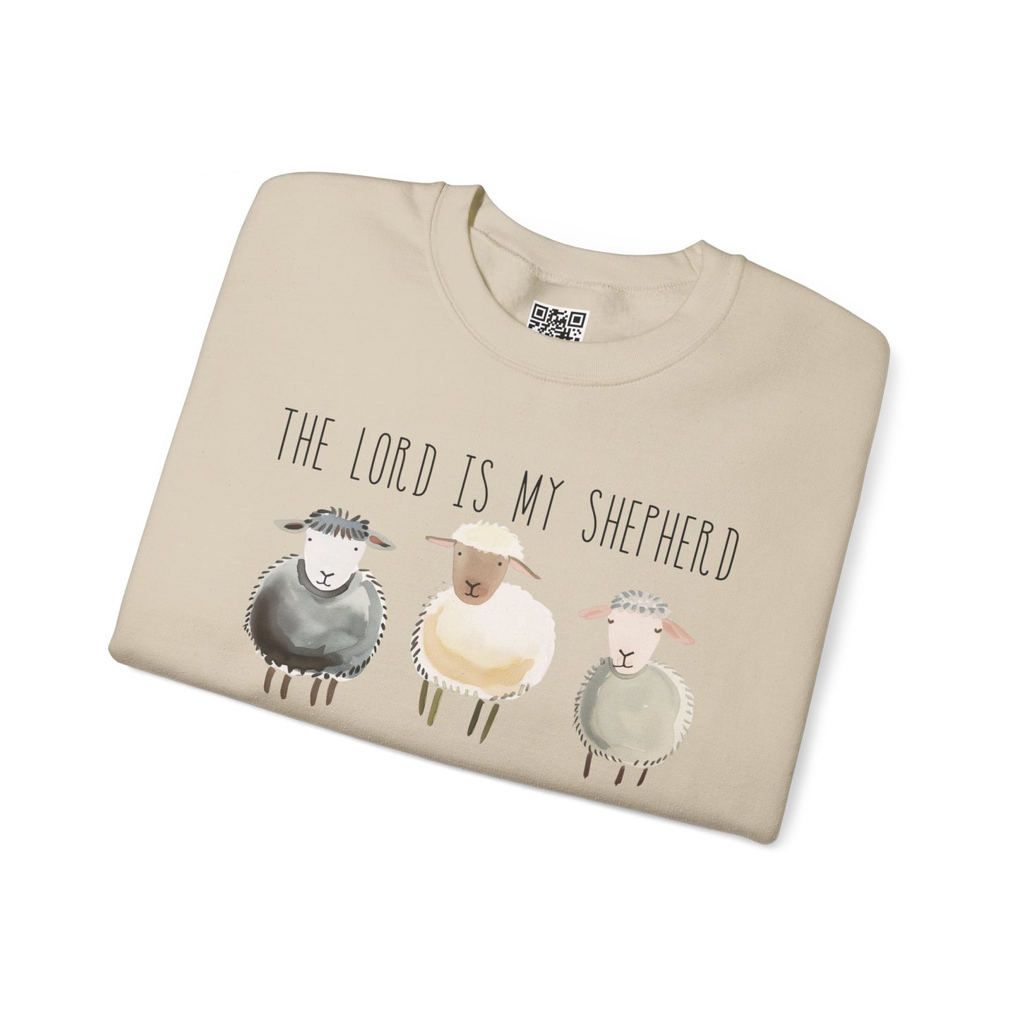 The Lord is my Shepherd Unisex Heavy Blend Crewneck Sweatshirt, Christian Merch, Christian Streetwear, Ministry Shirt, Faith Based Shirt, Jesus Apparel