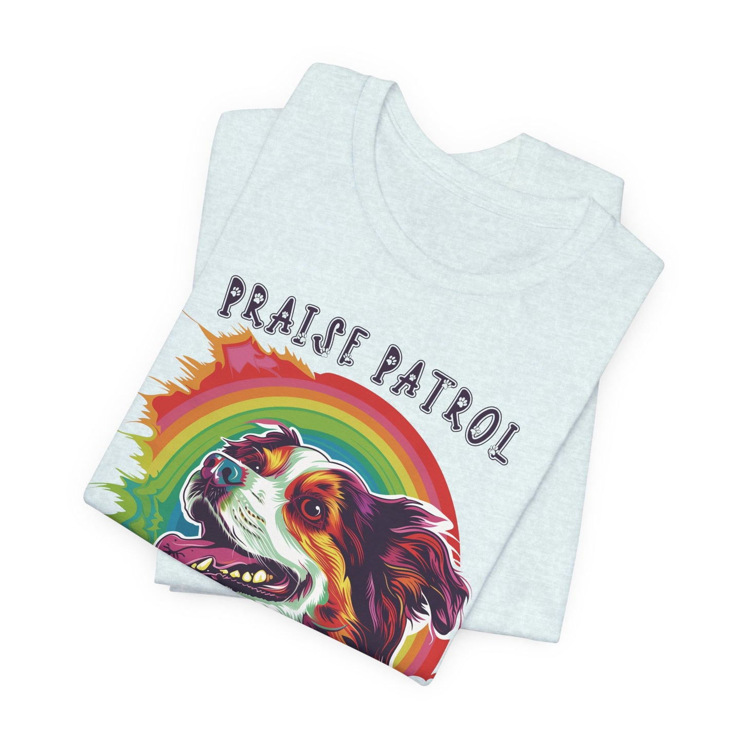Praise Patrol T-shirt - Unisex Jersey Short Sleeve Tee, Christian Merch, Christian Streetwear, Faith Based Shirt, Christian Apparel, Christian Shirts