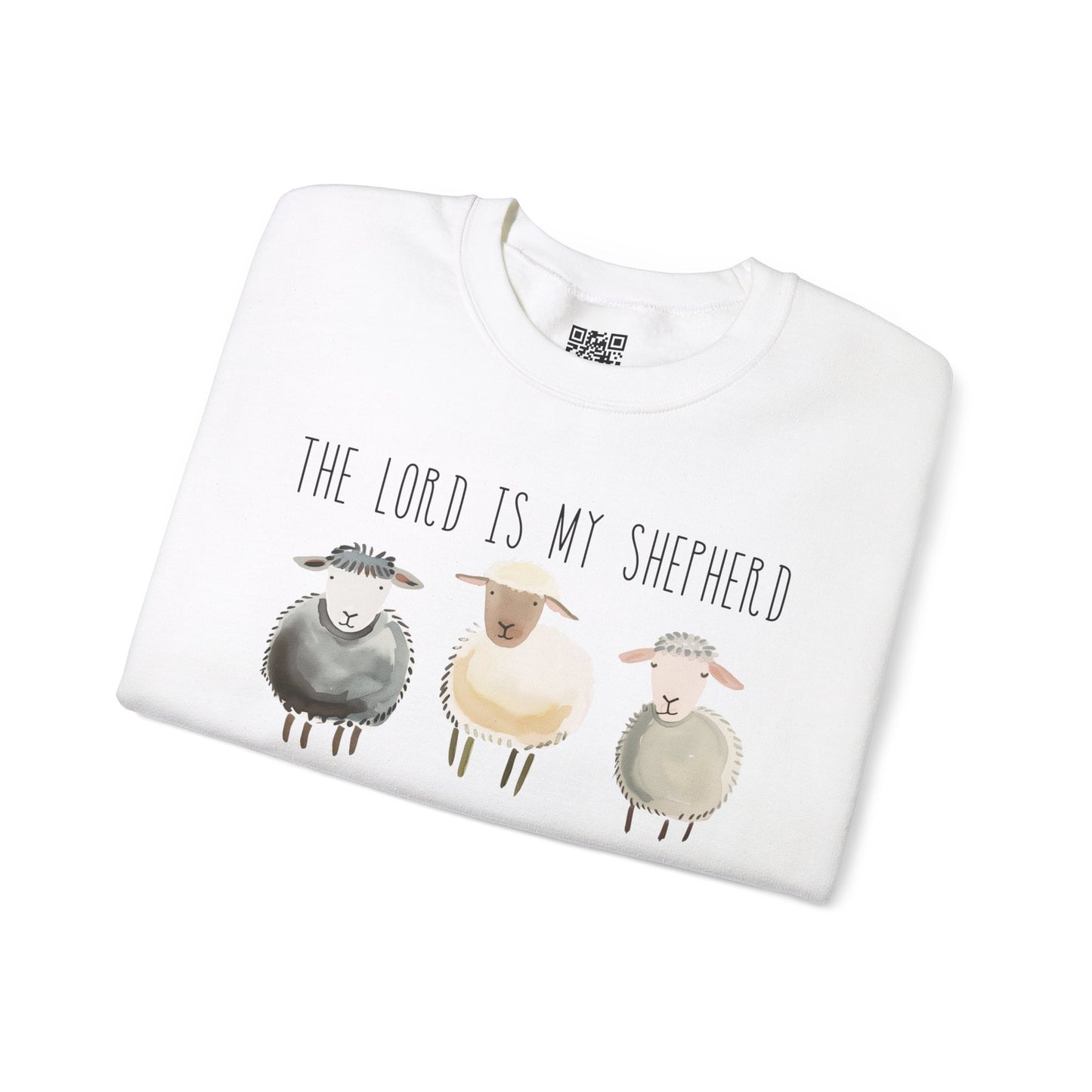 The Lord is my Shepherd Unisex Heavy Blend Crewneck Sweatshirt, Christian Merch, Christian Streetwear, Ministry Shirt, Faith Based Shirt, Jesus Apparel