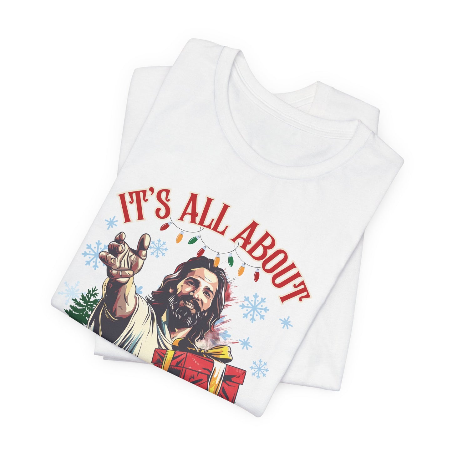 It's All About the Presence Unisex Jersey Short Sleeve Tee, Christian Merch, Jesus Loves You, Faith Based Shirt, Christian Apparel, Jesus Apparel