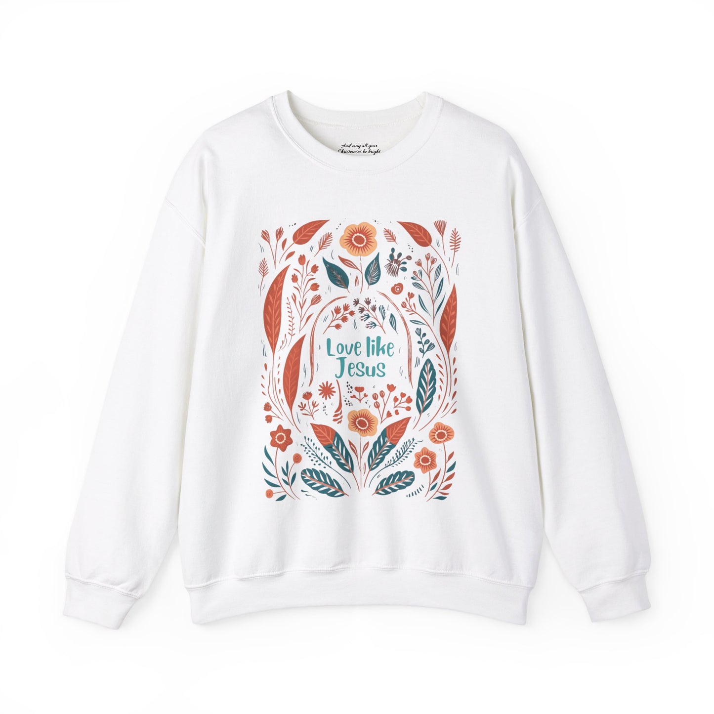 Love Like Jesus Sweatshirt, Unisex Heavy Blend™ Crewneck, Christian Apparel, Biblical Clothing, Inspirational Apparel, Jesus Shirt