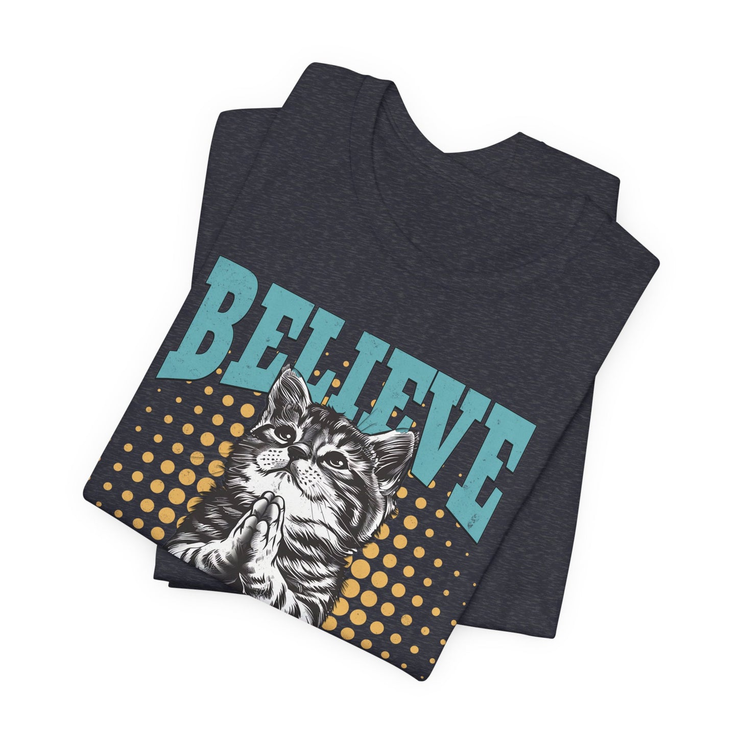 Believe Receive T-Shirt - Unisex Jersey Short Sleeve Tee, Christian Merch, Christian Streetwear, Faith Based Shirt, Jesus Apparel