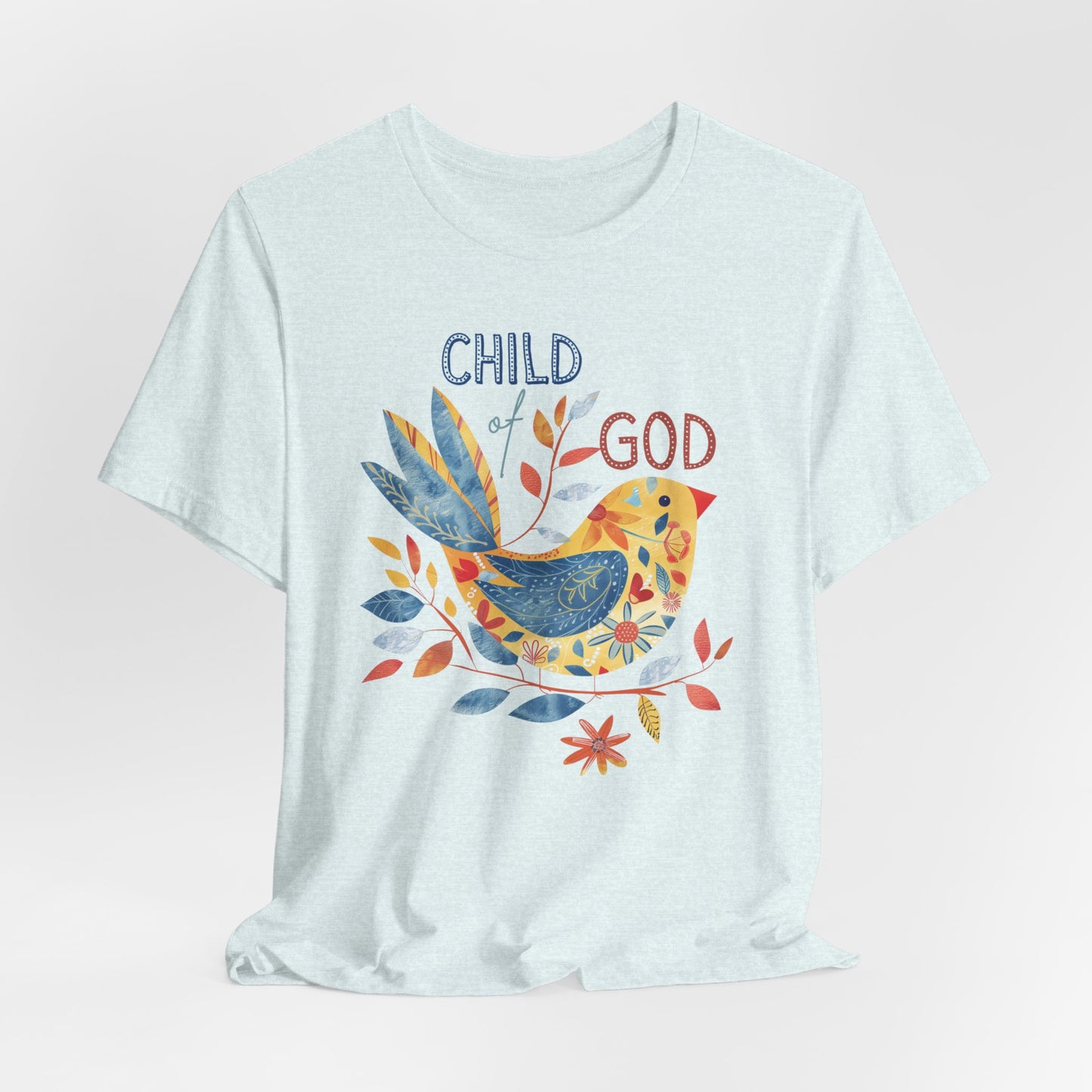 Child of God Unisex Jersey Short Sleeve Tee, Christian Merch, Jesus Loves You, Faith Based Shirt, Christian Apparel, Jesus Apparel