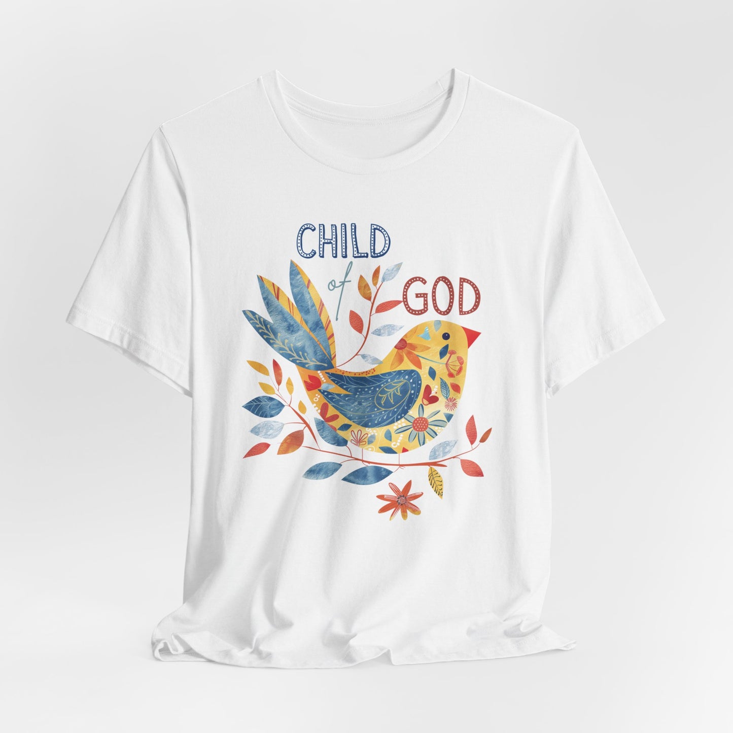 Child of God Unisex Jersey Short Sleeve Tee, Christian Merch, Jesus Loves You, Faith Based Shirt, Christian Apparel, Jesus Apparel