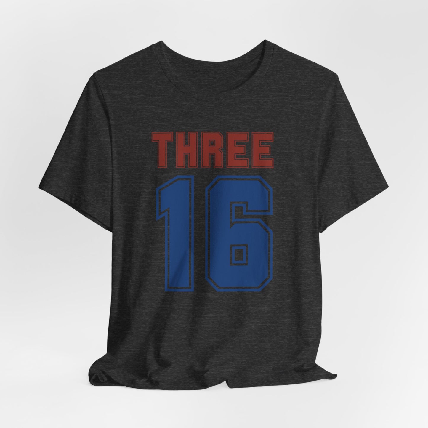 John 3:16 T-shirt - Unisex Jersey Short Sleeve Tee, Christian Merch, Christian Streetwear, Faith Based Shirt, Christian Apparel, Christian Shirts