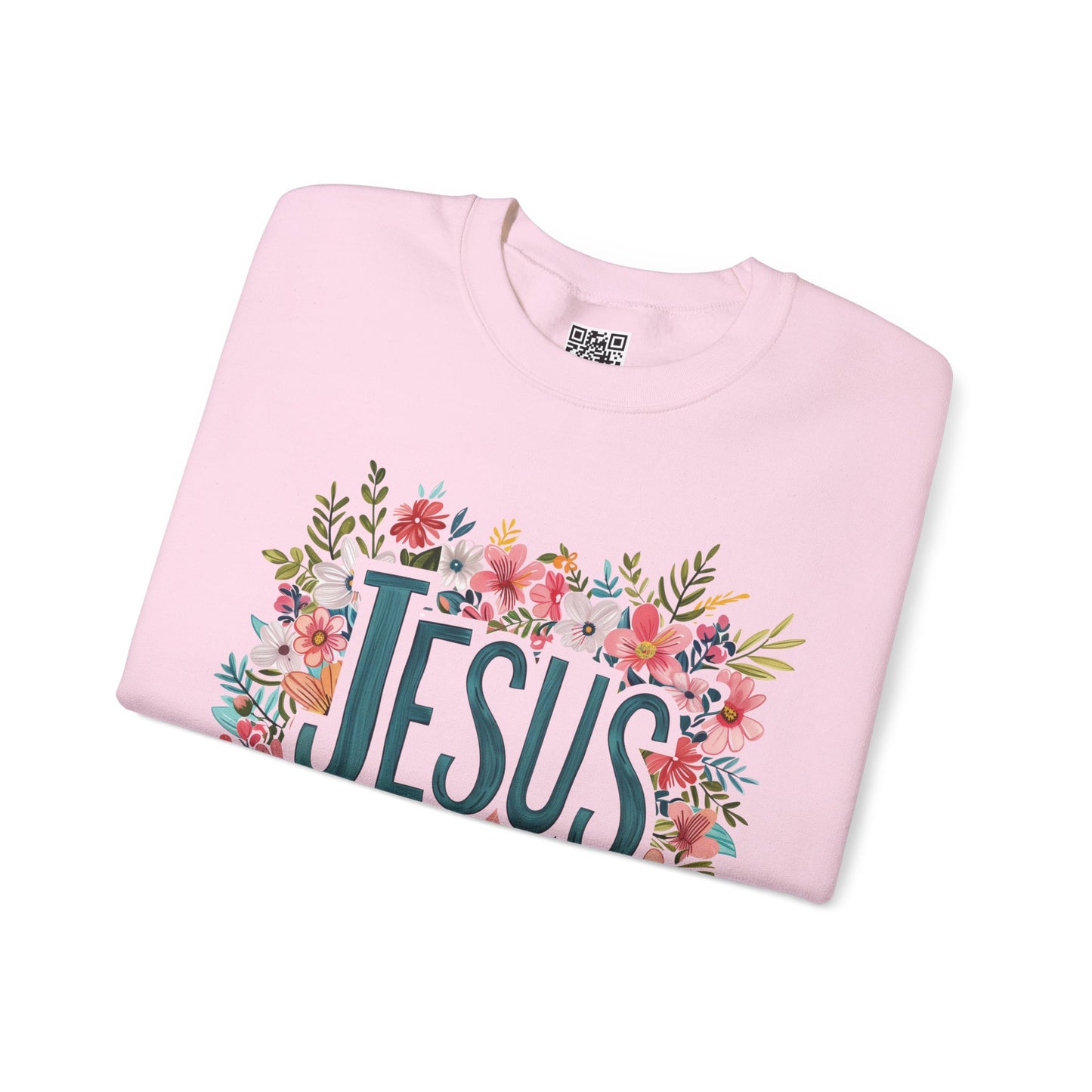 Jesus Unisex Heavy Blend Crewneck Sweatshirt, Christian Merch, Christian Streetwear, Ministry Shirt, Faith Based Shirt, Jesus Apparel
