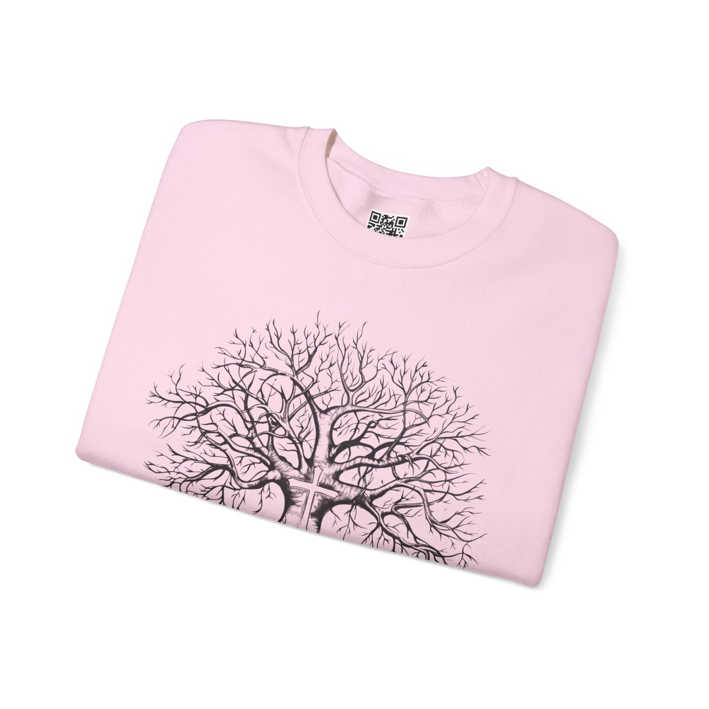 Rooted in Christ Unisex Heavy Blend Crewneck Sweatshirt, Christian Merch, Christian Streetwear, Ministry Shirt, Faith Based Shirt, Jesus Apparel