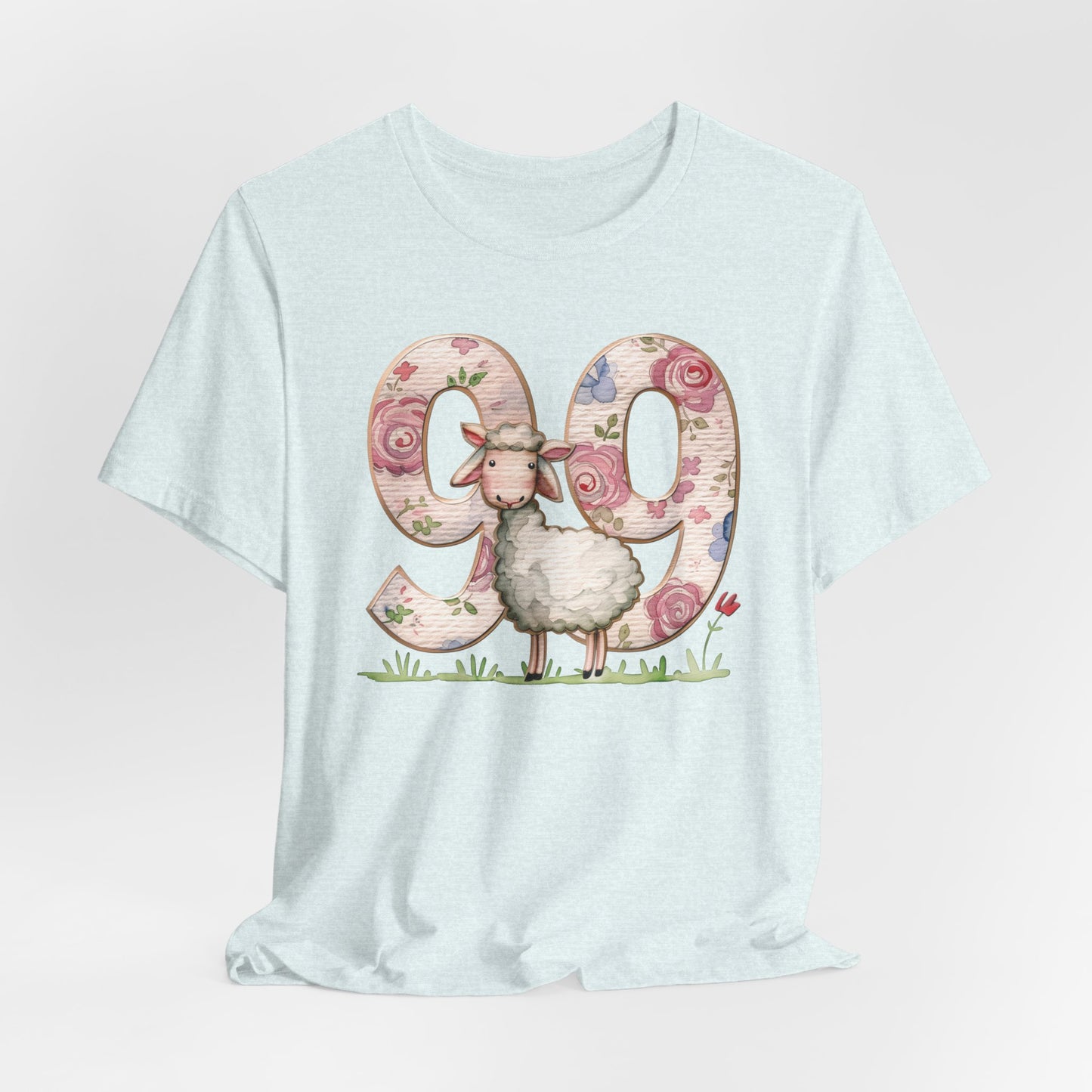 He Leaves the 99 Unisex Jersey Short Sleeve Tee, Christian Merch, Jesus Loves You, Faith Based Shirt, Christian Apparel, Jesus Apparel