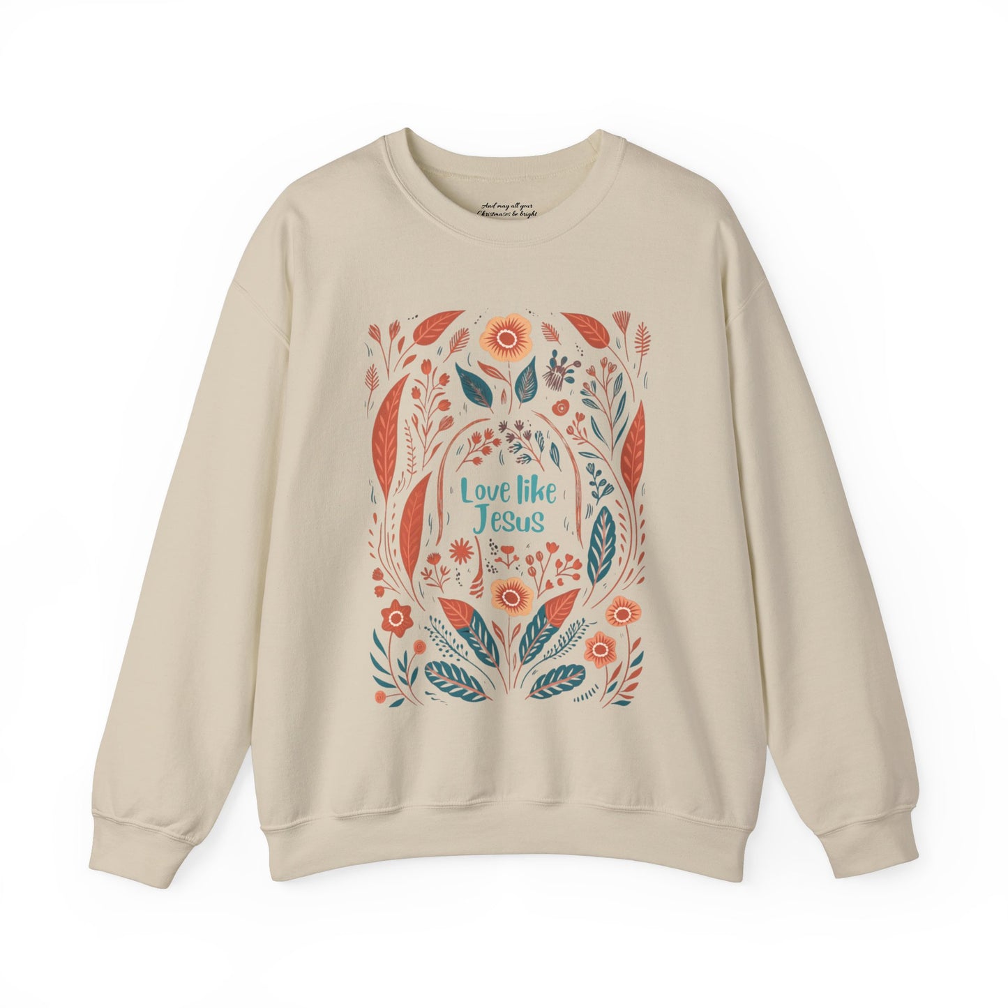 Love Like Jesus Sweatshirt, Unisex Heavy Blend™ Crewneck, Christian Apparel, Biblical Clothing, Inspirational Apparel, Jesus Shirt