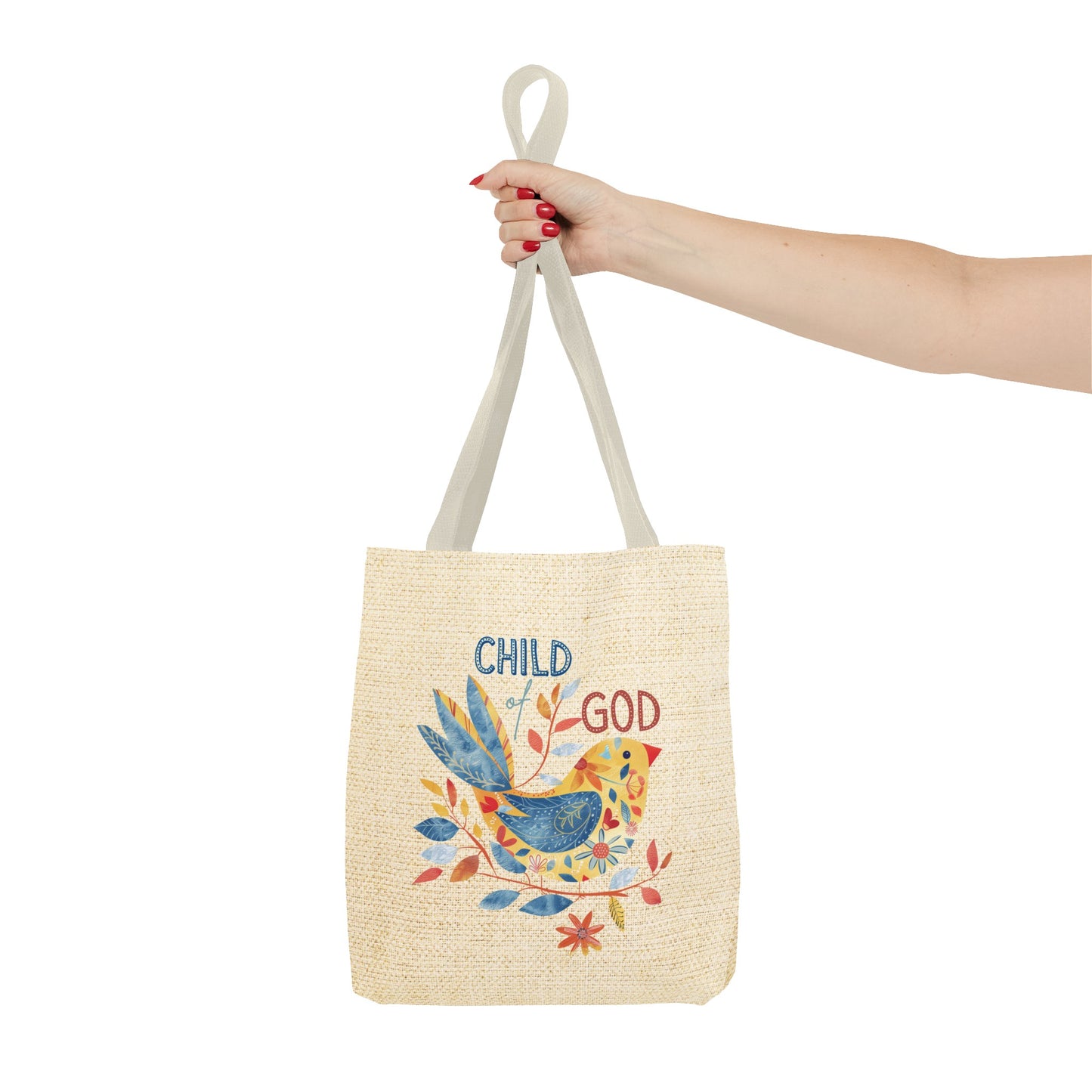 Child of God Tote Bag, Christian Merch, Gifts of the Holy Spirit, Travel Bag, Bible Bag, Book Bag, Getaway Bag, Secret Santa Gift, Gift for Church People