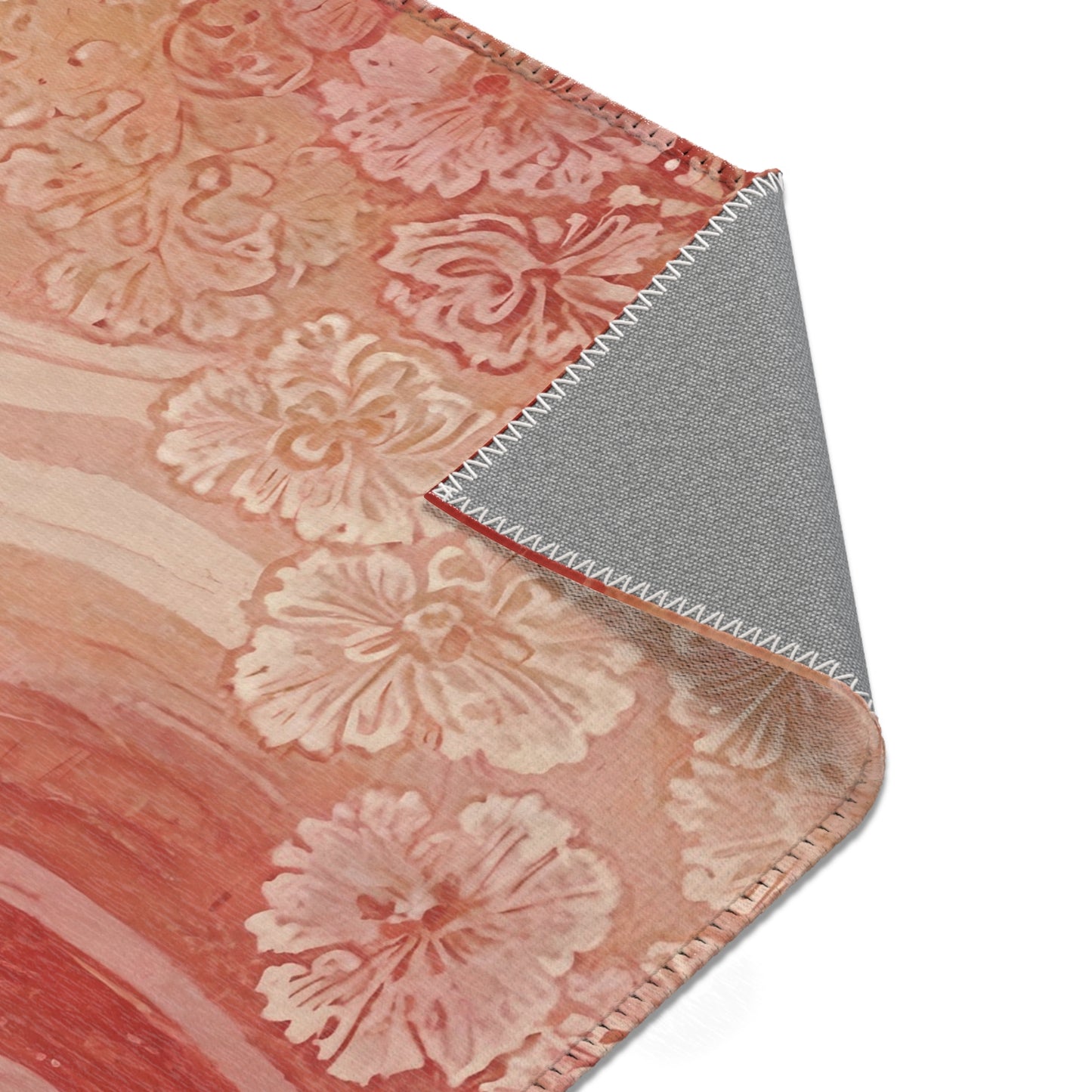 Flowing Abstract Art Area Rug, Funky, Colorful, & Unique Area Rugs, Custom Print Rug or Bathmat, 3 Sizes - 24x36 in, 36x60 in and 48x72 in